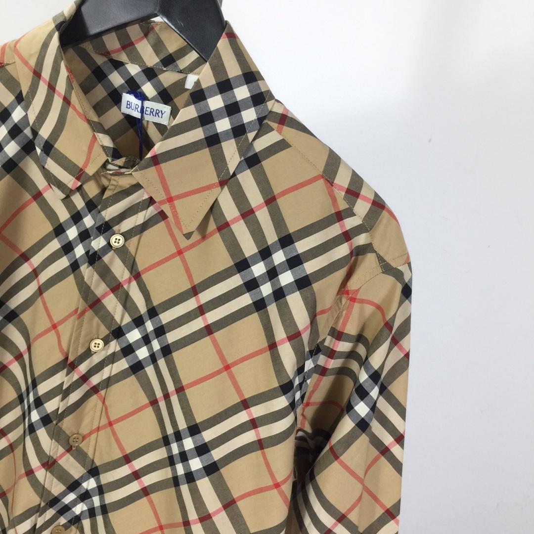 Burberry Check Cotton Shirt - DopestKickz