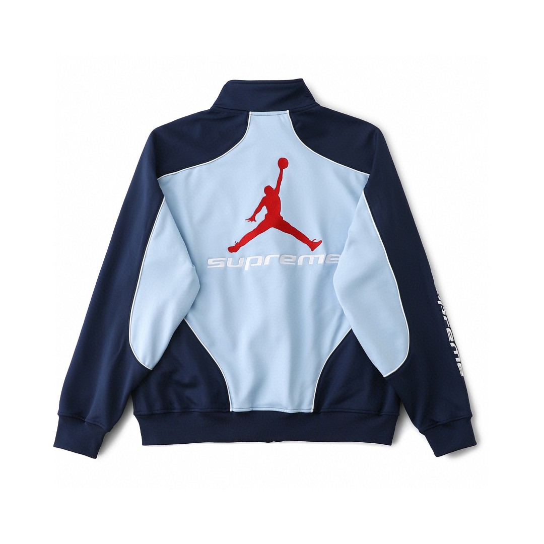 Supreme x Jordan Tricot Track Jacket - DopestKickz