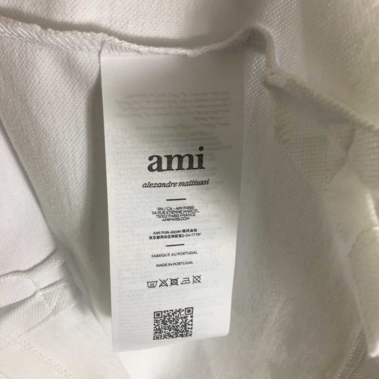 Ami Paris Ami De Coeur Embroidered Polo Shirt - DopestKickz