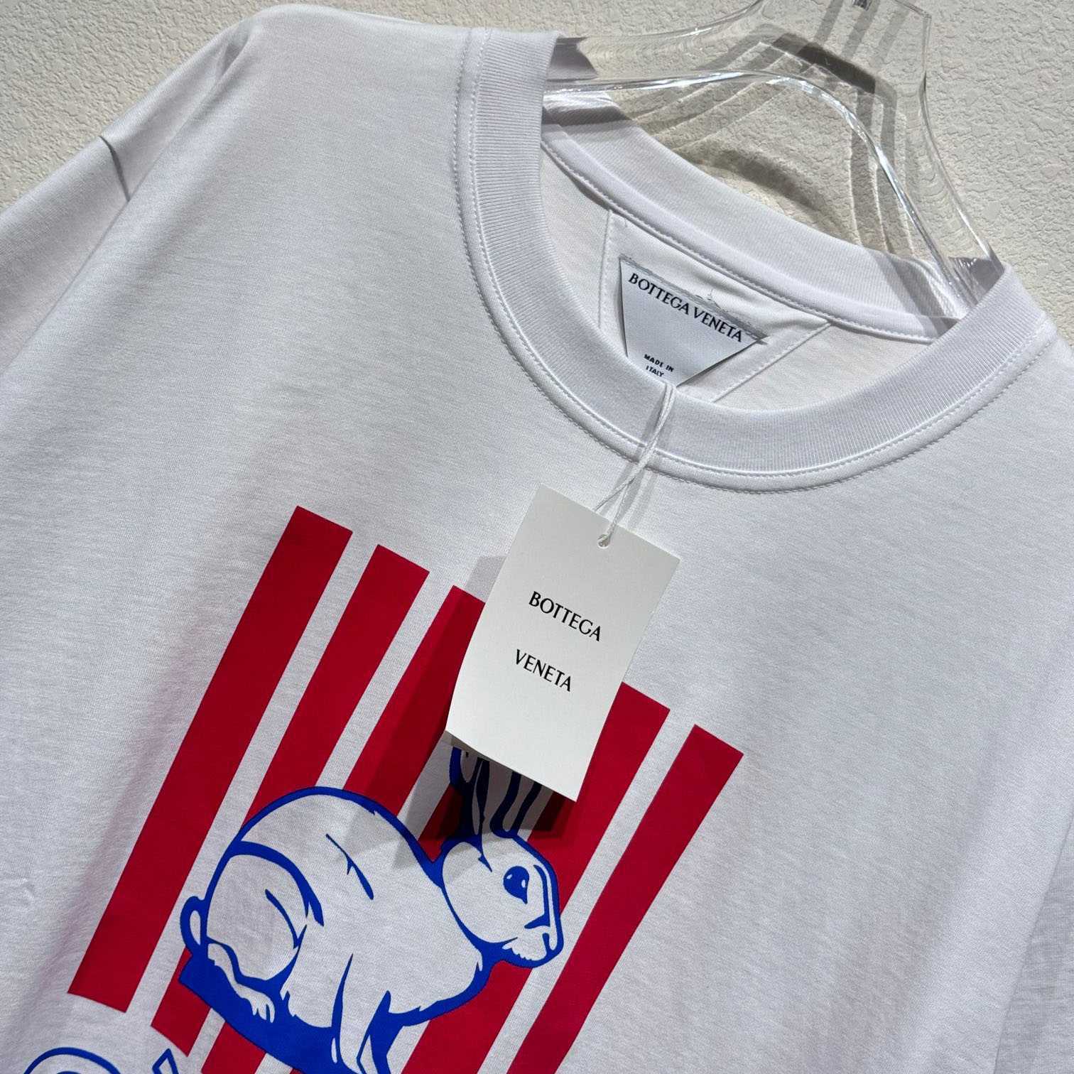 Bottega Veneta Cotton Printed Jersey T-Shirt - DopestKickz