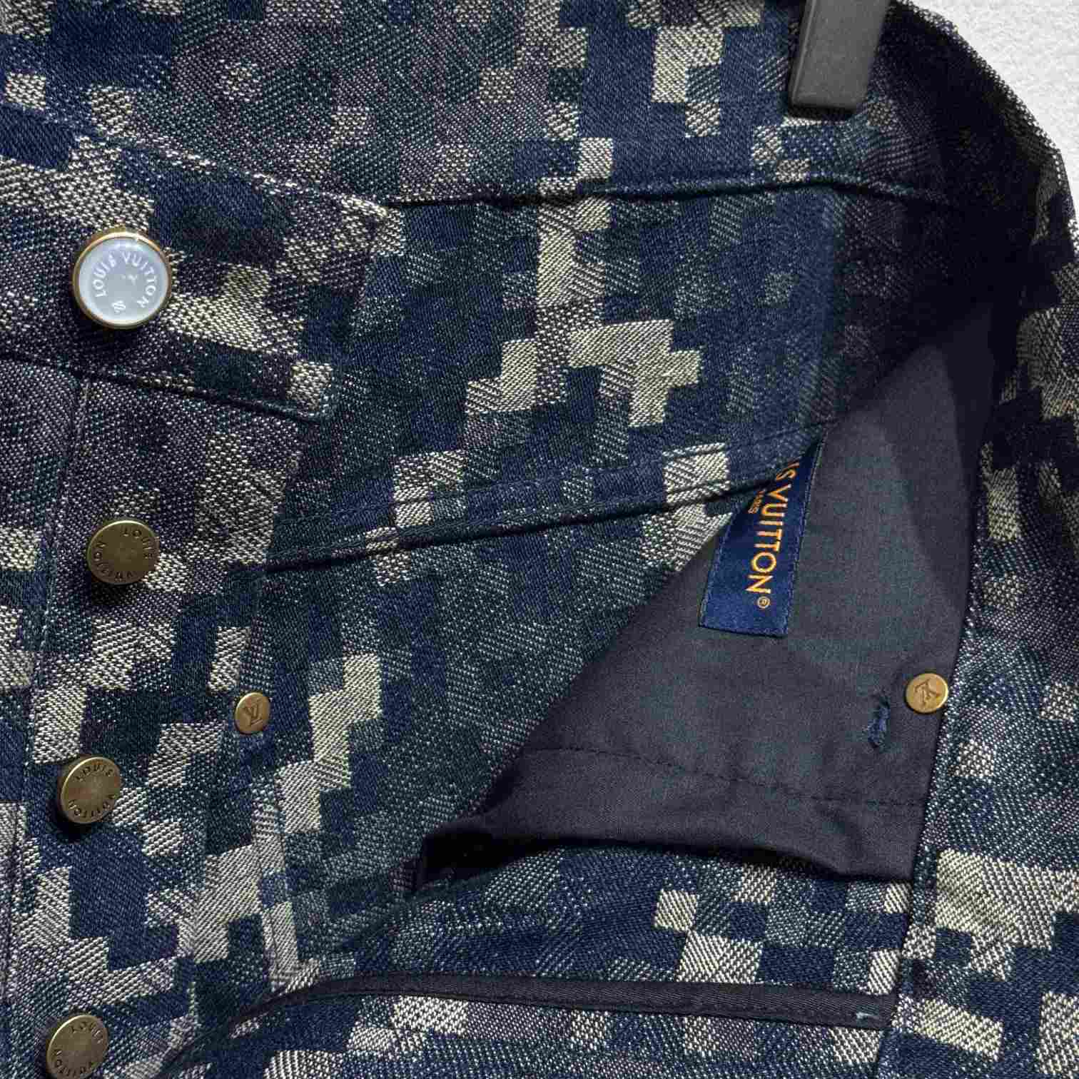 Louis Vuitton Graphic Denim Skate Pants   - DopestKickz