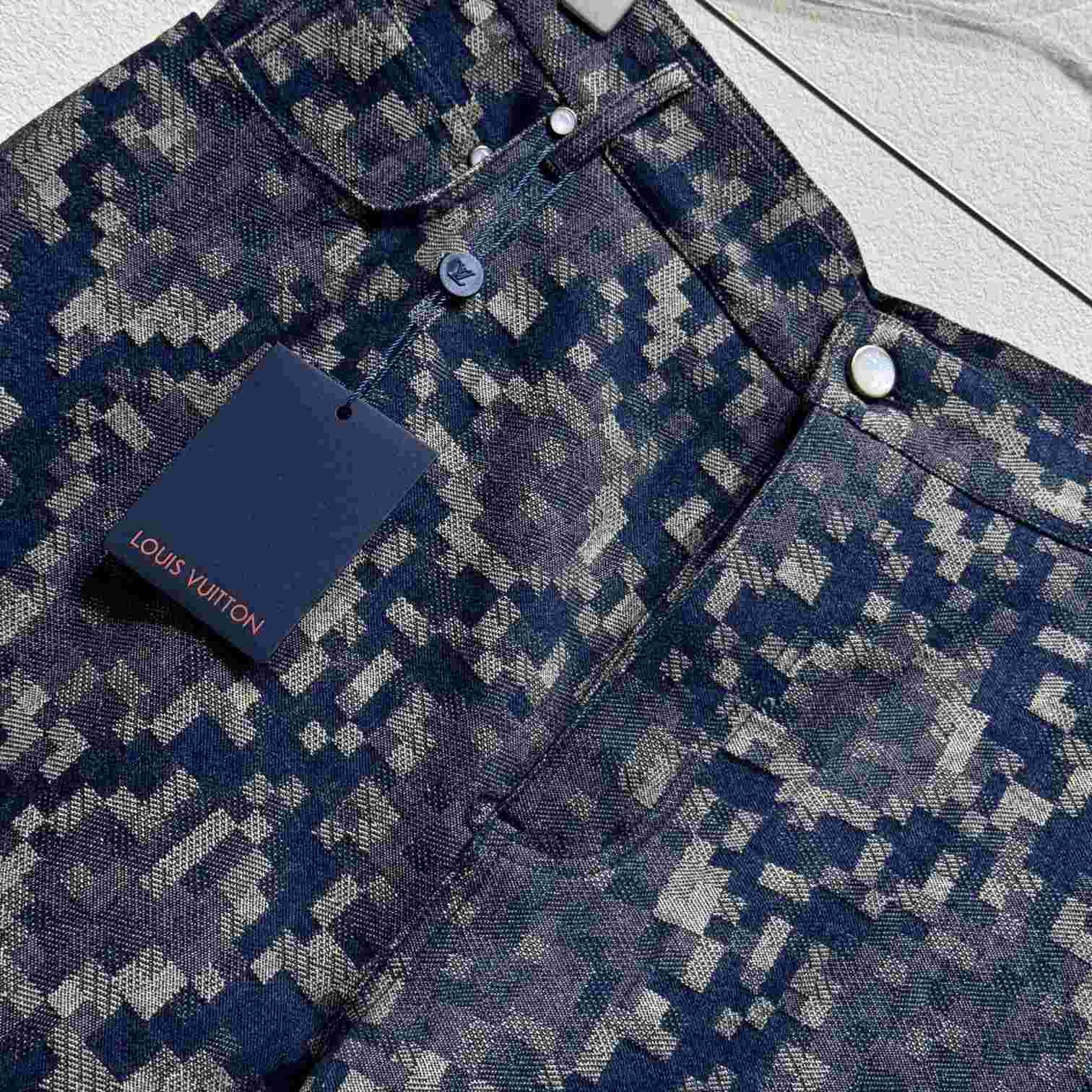 Louis Vuitton Graphic Denim Skate Pants   - DopestKickz