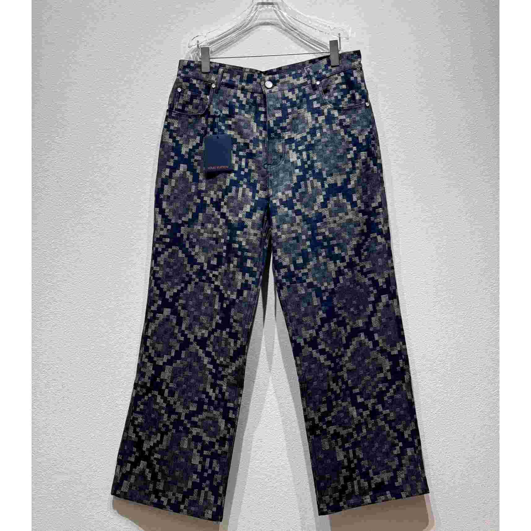 Louis Vuitton Graphic Denim Skate Pants   - DopestKickz