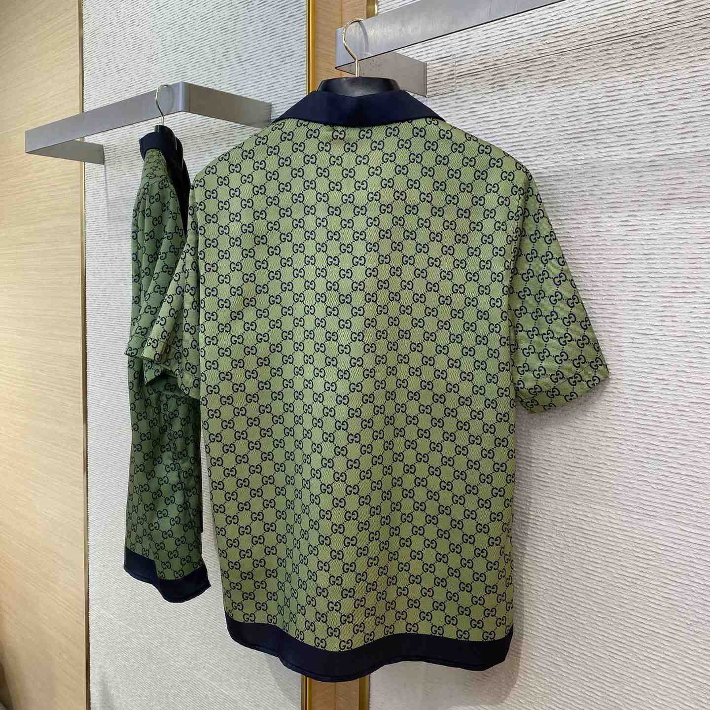 Gucci Printed Silk Shirt - DopestKickz