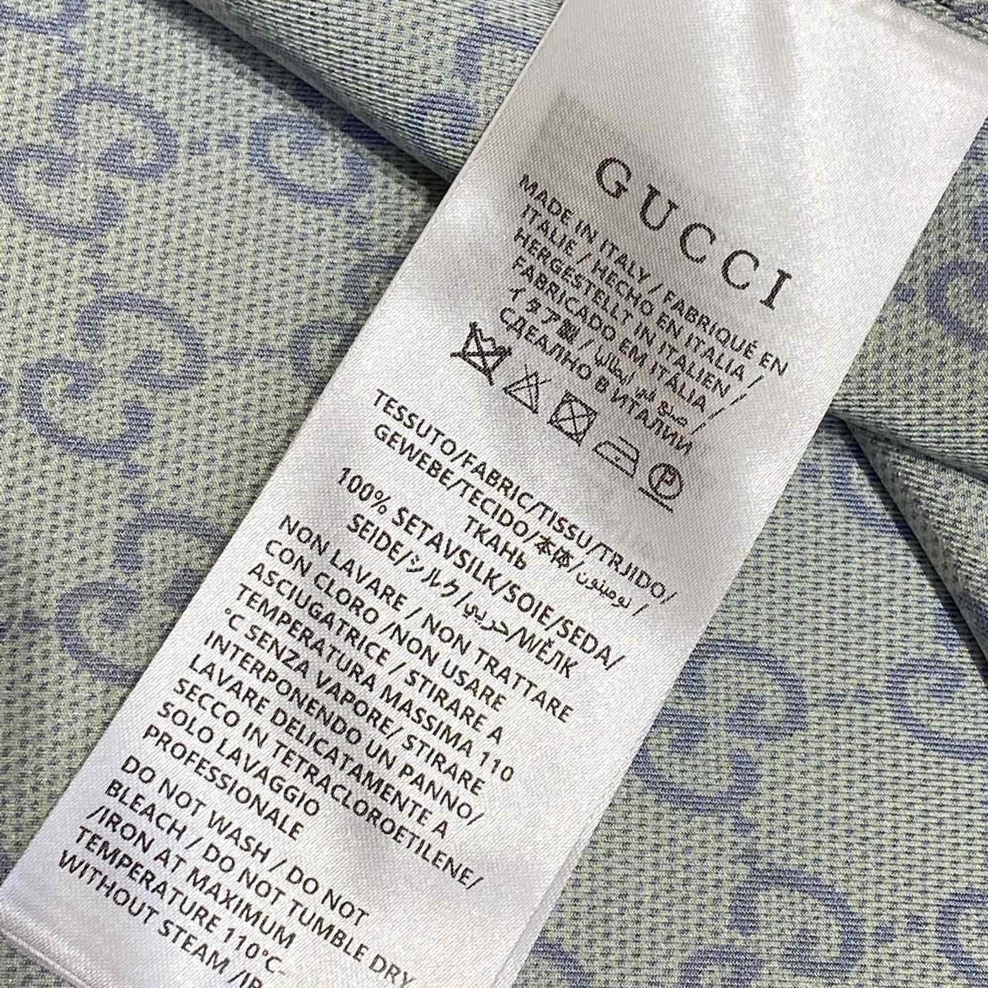 Gucci Printed Silk Shirt - DopestKickz
