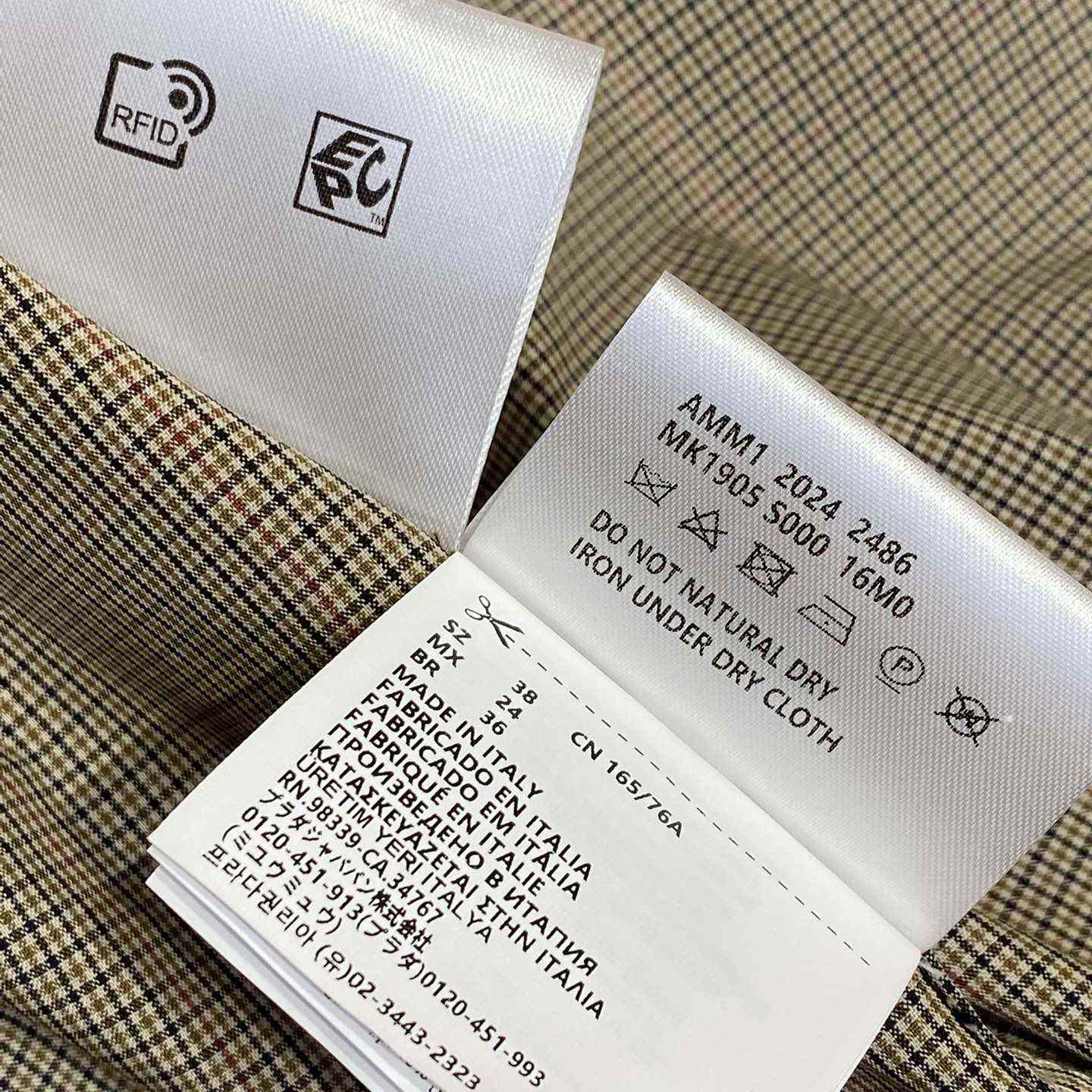 Miu Miu Technical Check Shirt - DopestKickz