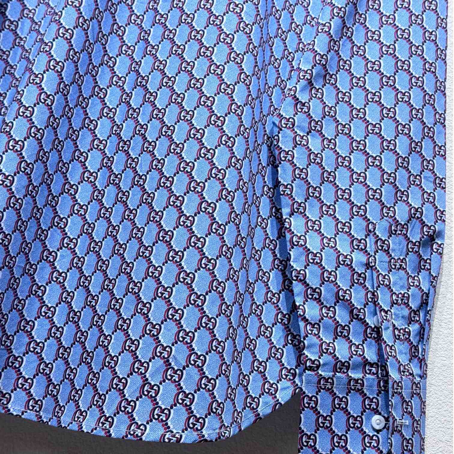 Gucci Printed Cotton Shirt - DopestKickz