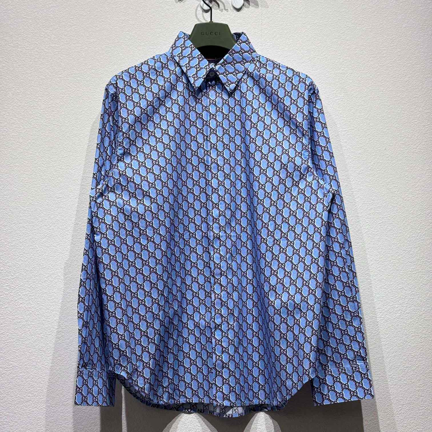 Gucci Printed Cotton Shirt - DopestKickz
