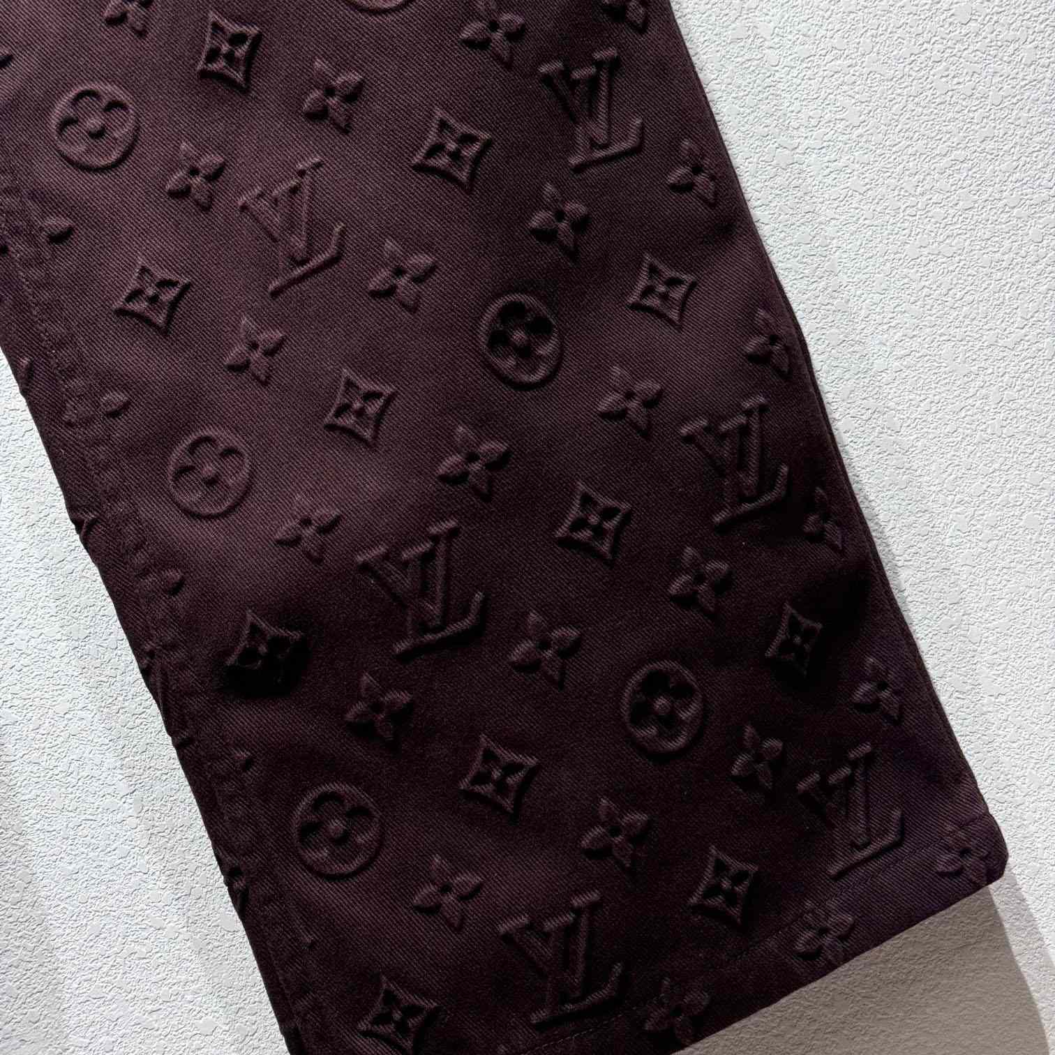 Louis Vuitton Monogram Embossed Skate Pants    - DopestKickz