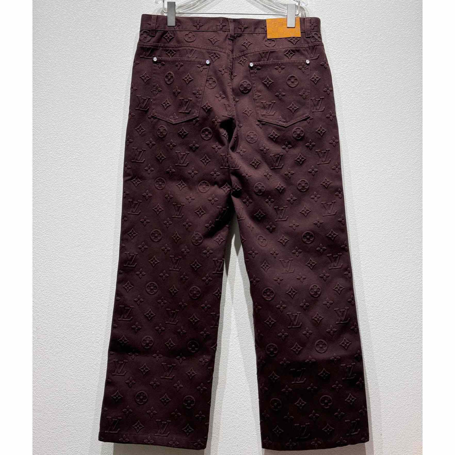Louis Vuitton Monogram Embossed Skate Pants    - DopestKickz