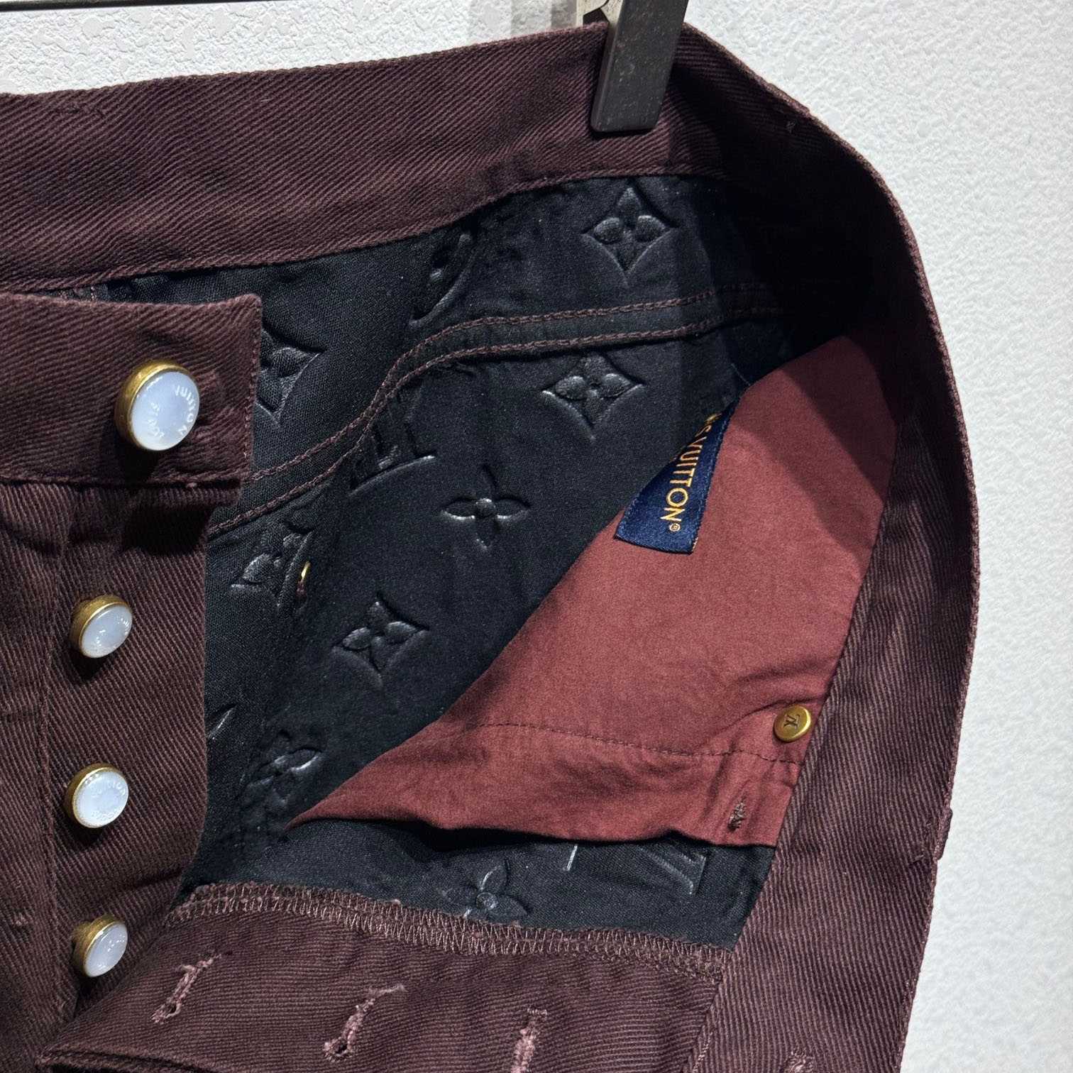 Louis Vuitton Monogram Embossed Skate Pants    - DopestKickz