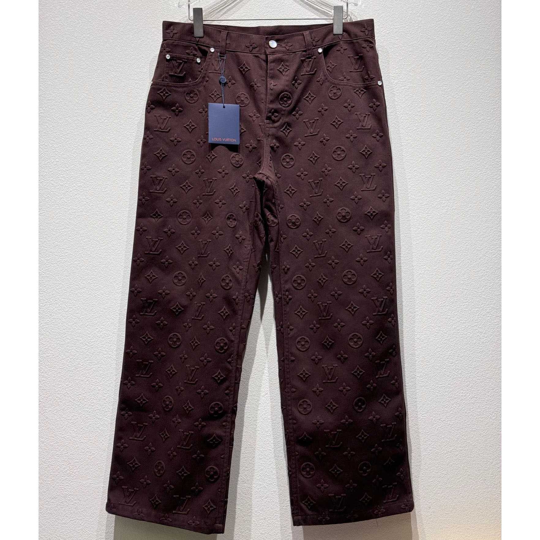 Louis Vuitton Monogram Embossed Skate Pants    - DopestKickz