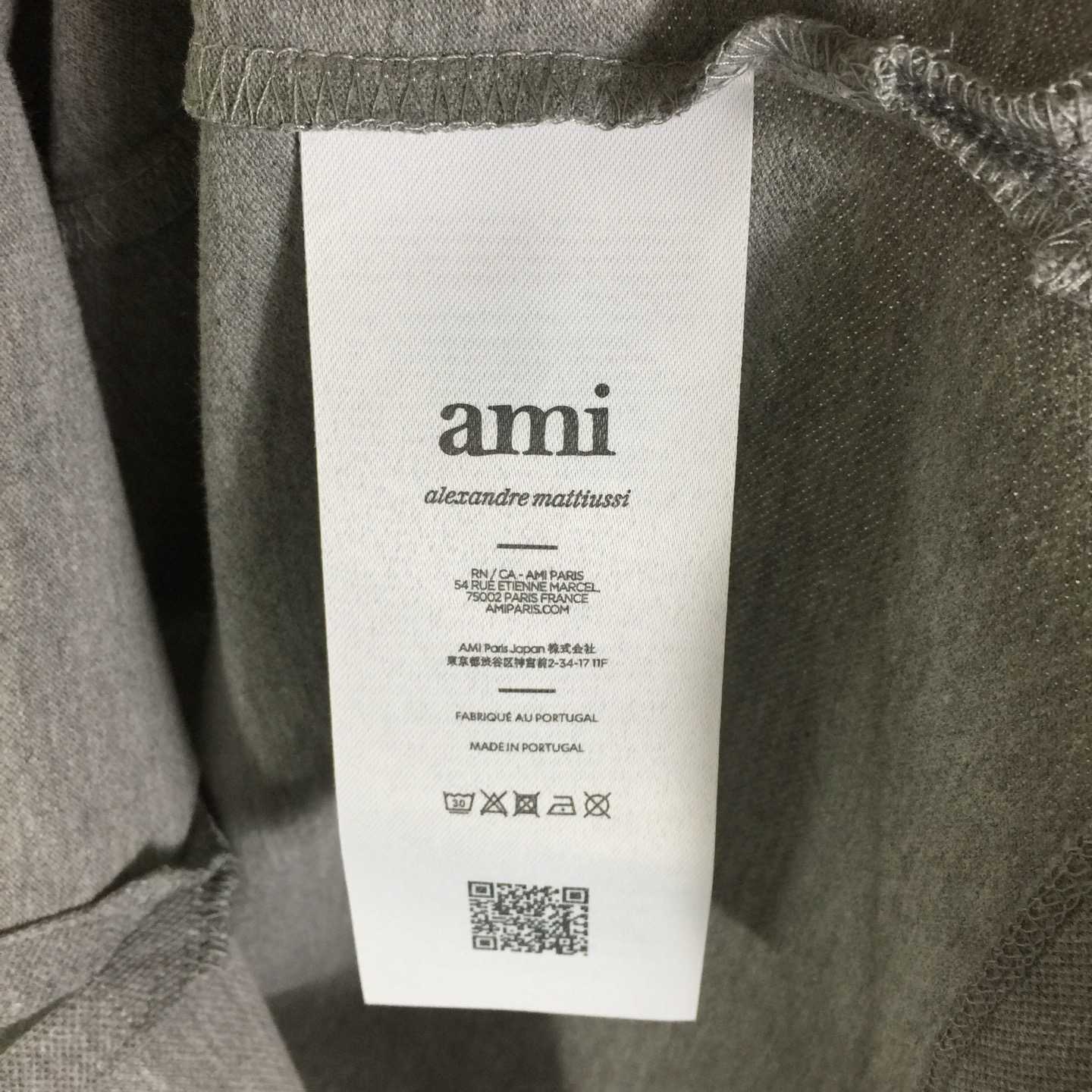 Ami Paris Ami De Coeur Embroidered Polo Shirt - DopestKickz