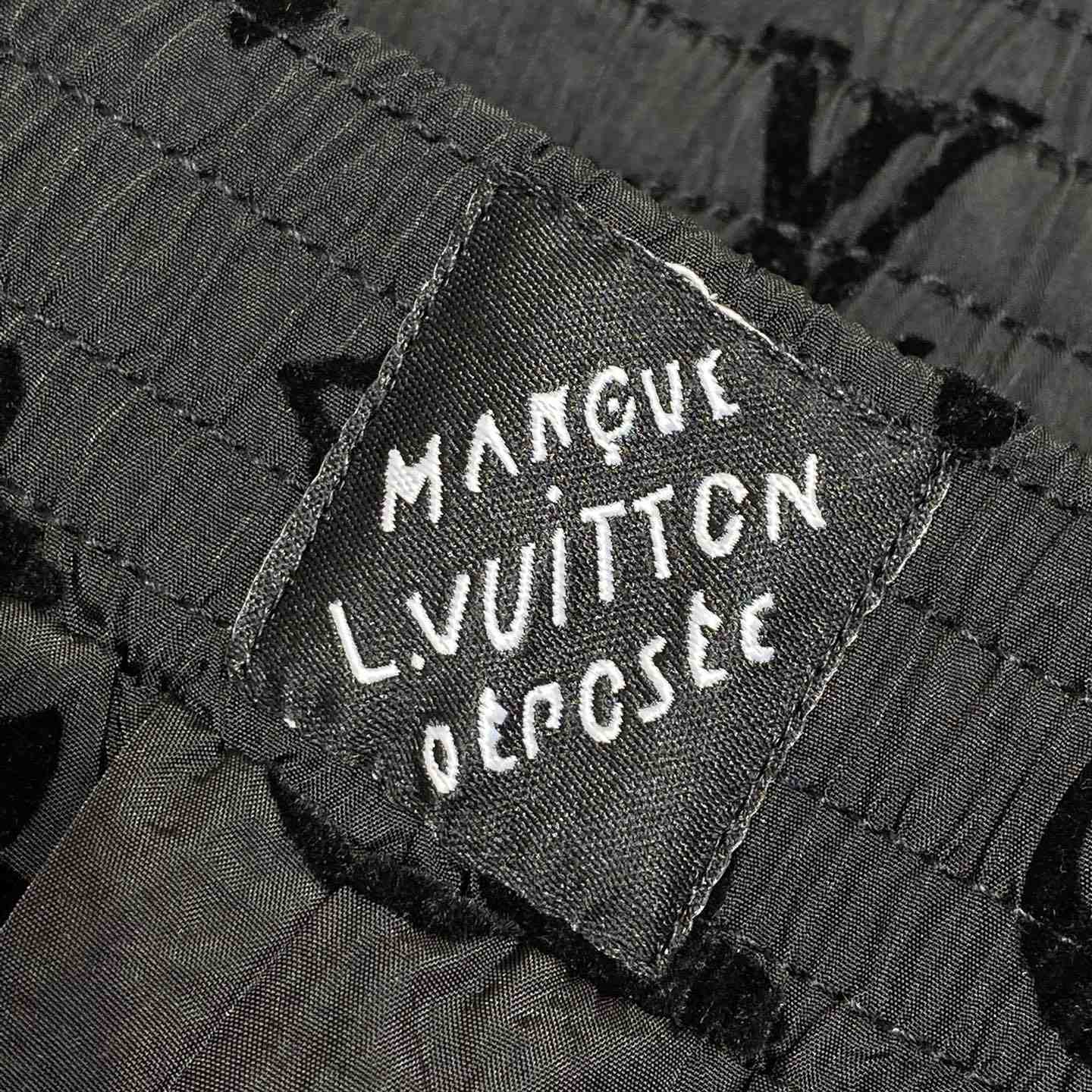 Louis Vuitton Flocked Monogram Shorts - DopestKickz