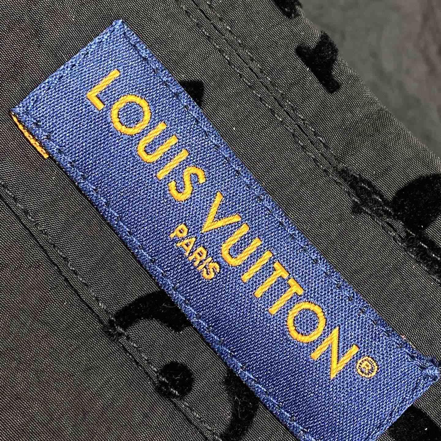 Louis Vuitton Flocked Monogram Shorts - DopestKickz