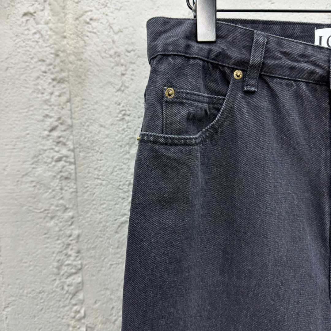 Loewe Anagram Baggy Jeans In Denim - DopestKickz
