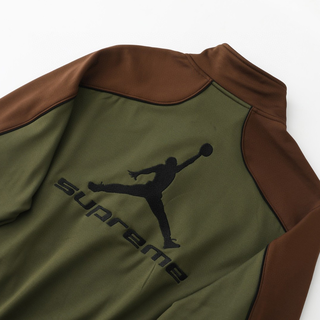 Supreme x Jordan Tricot Track Jacket - DopestKickz