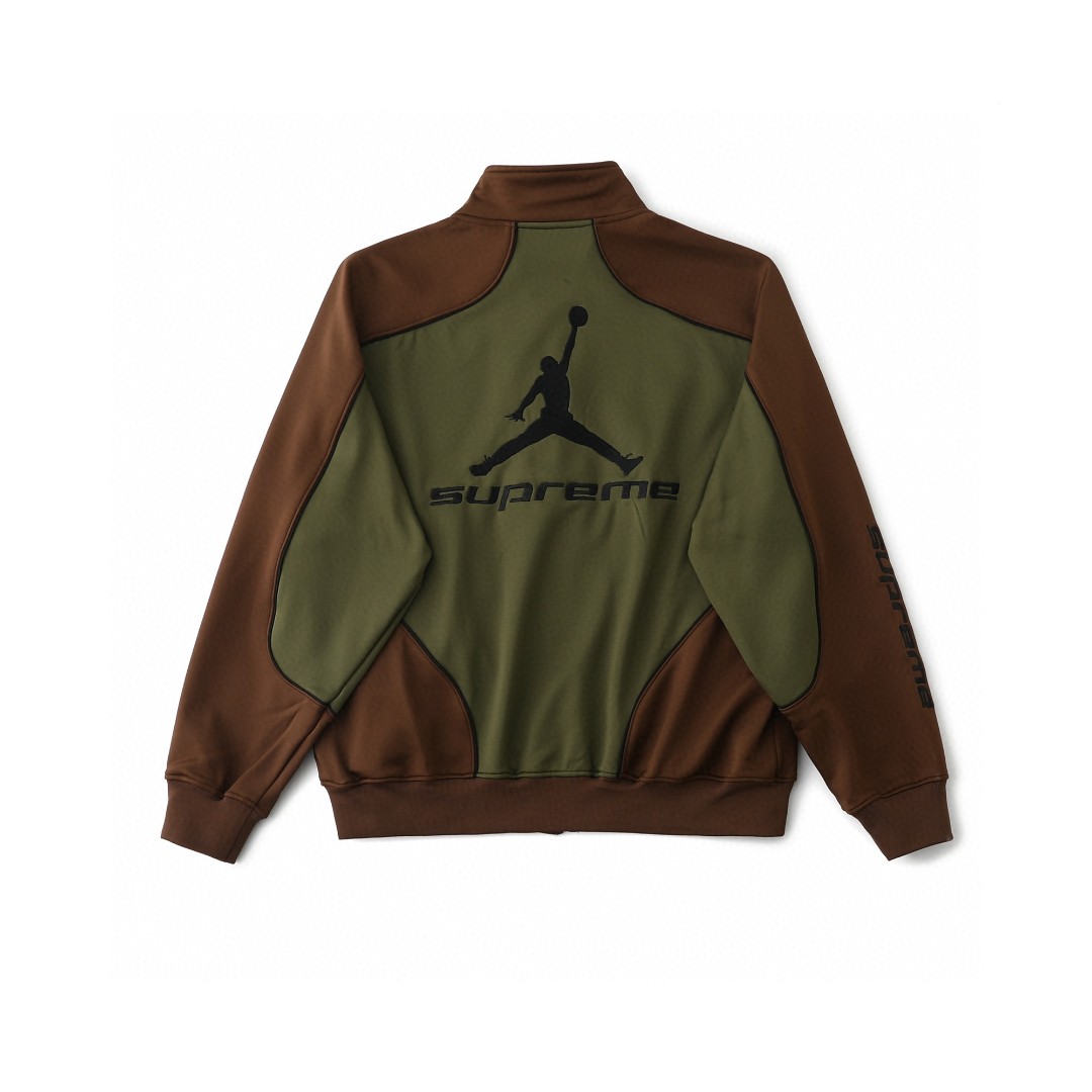 Supreme x Jordan Tricot Track Jacket - DopestKickz