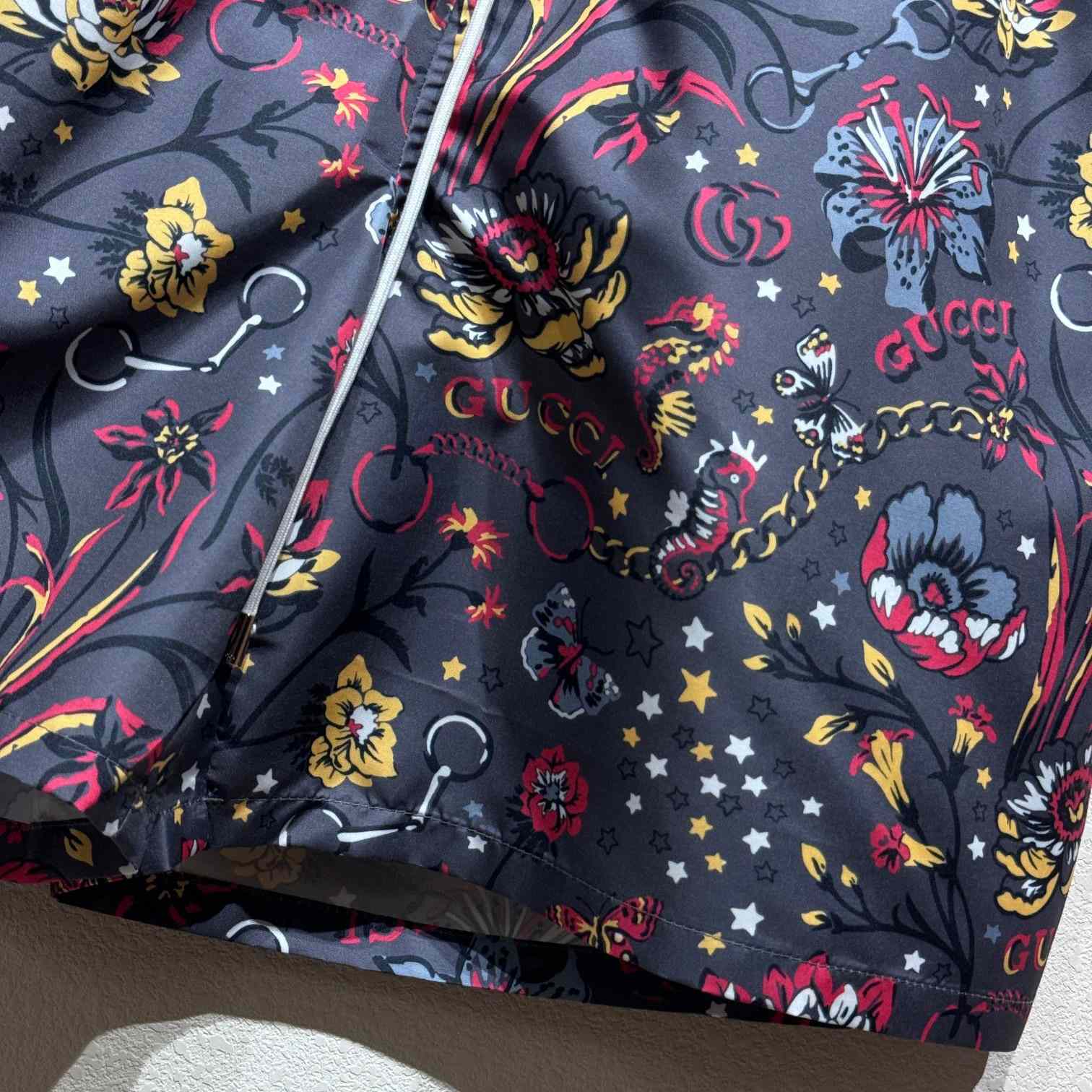 Gucci Punk Floral-print Cotton Poplin Shorts - DopestKickz