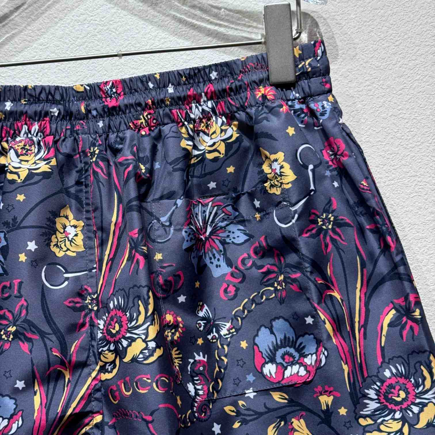 Gucci Punk Floral-print Cotton Poplin Shorts - DopestKickz
