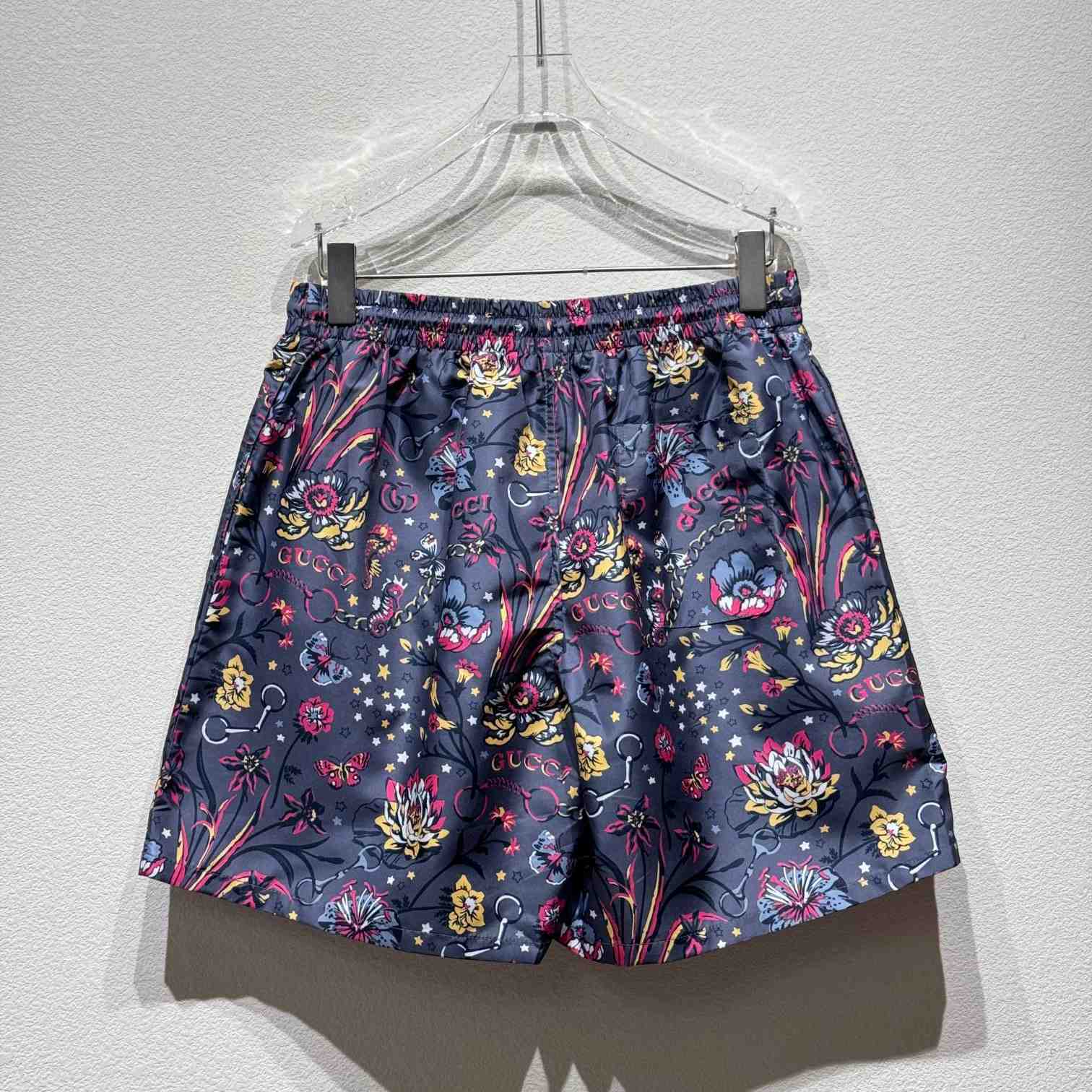 Gucci Punk Floral-print Cotton Poplin Shorts - DopestKickz