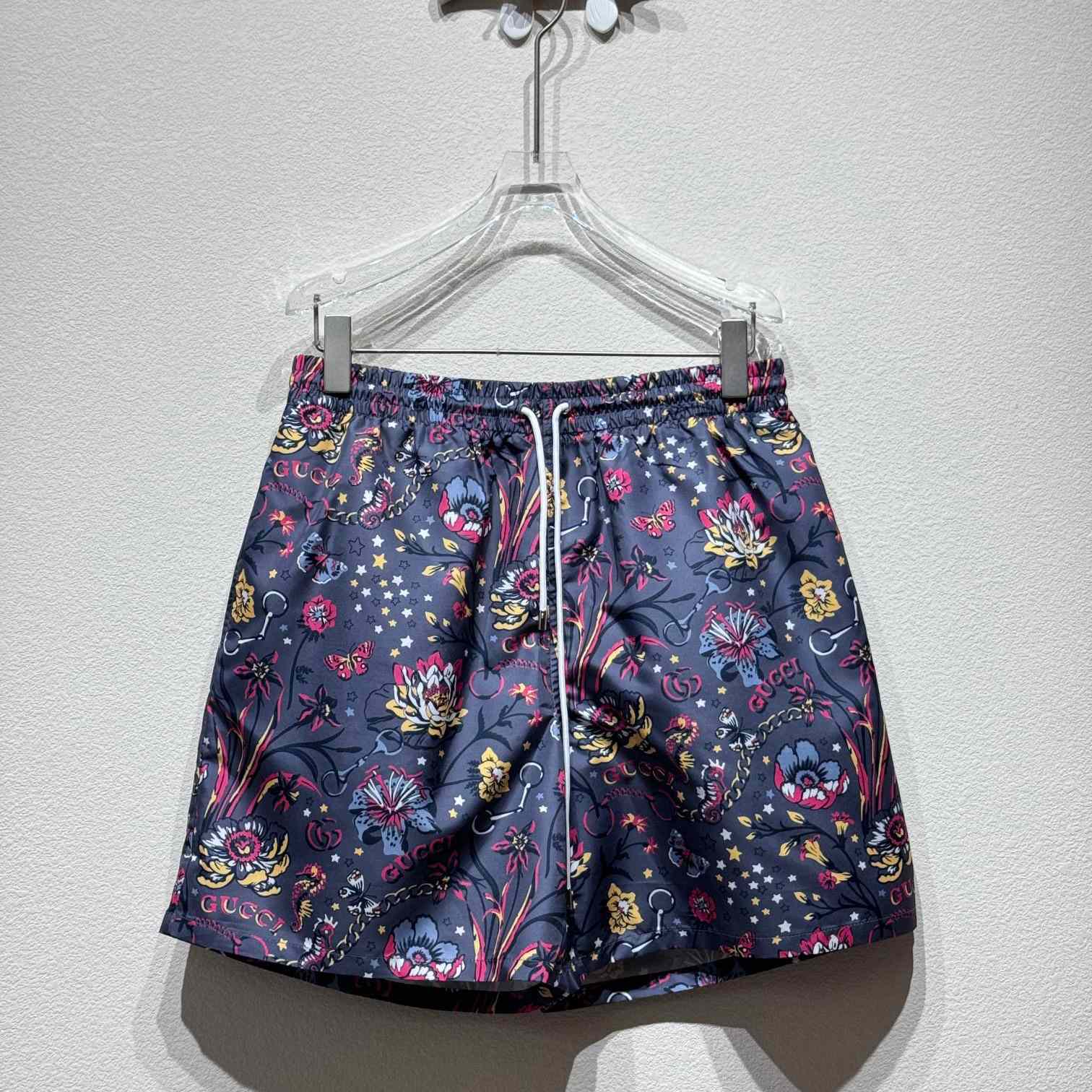 Gucci Punk Floral-print Cotton Poplin Shorts - DopestKickz