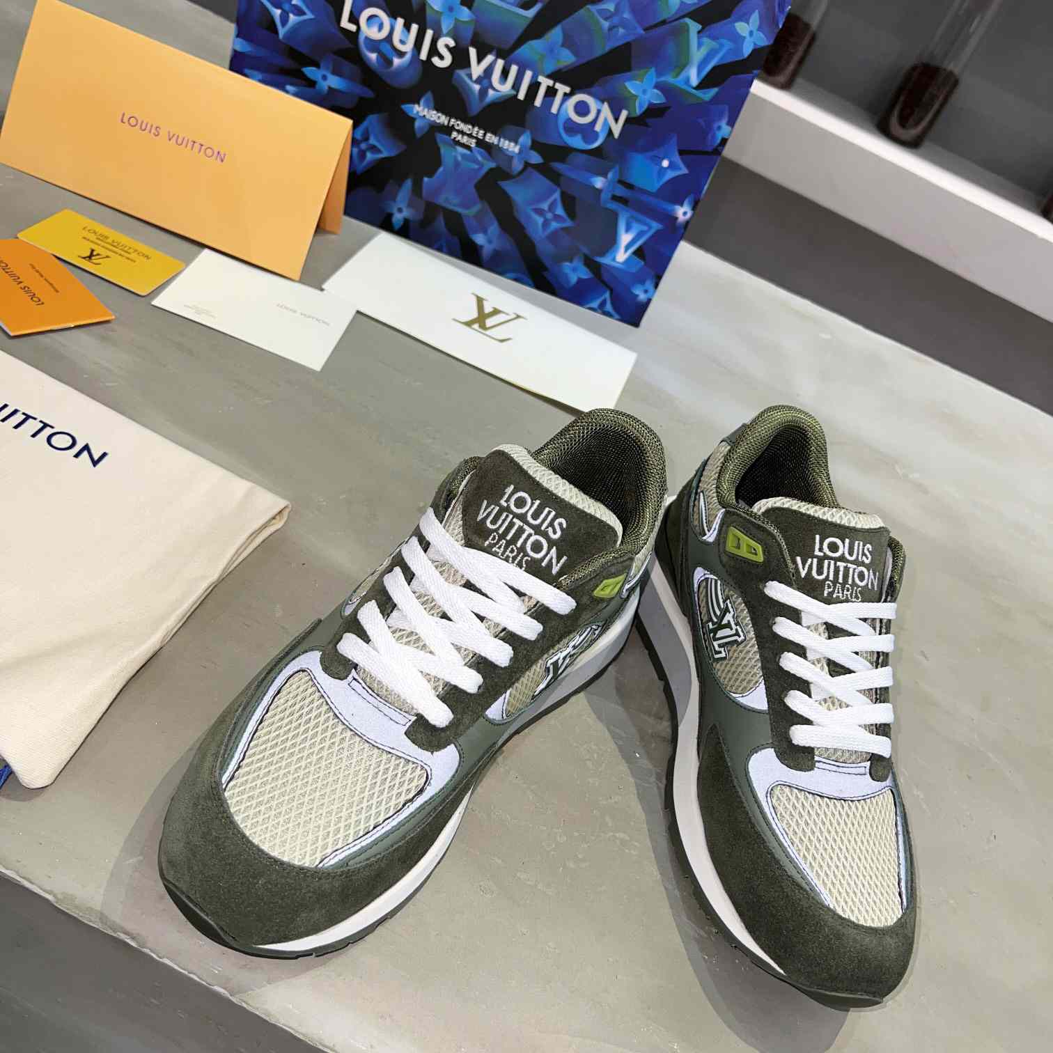 Louis Vuitton Run Away Sneaker   (upon uk size) - DopestKickz