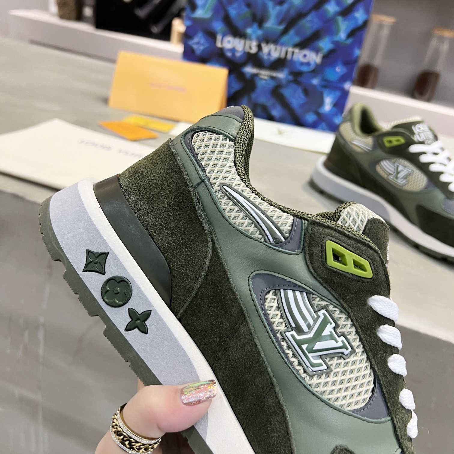 Louis Vuitton Run Away Sneaker   (upon uk size) - DopestKickz
