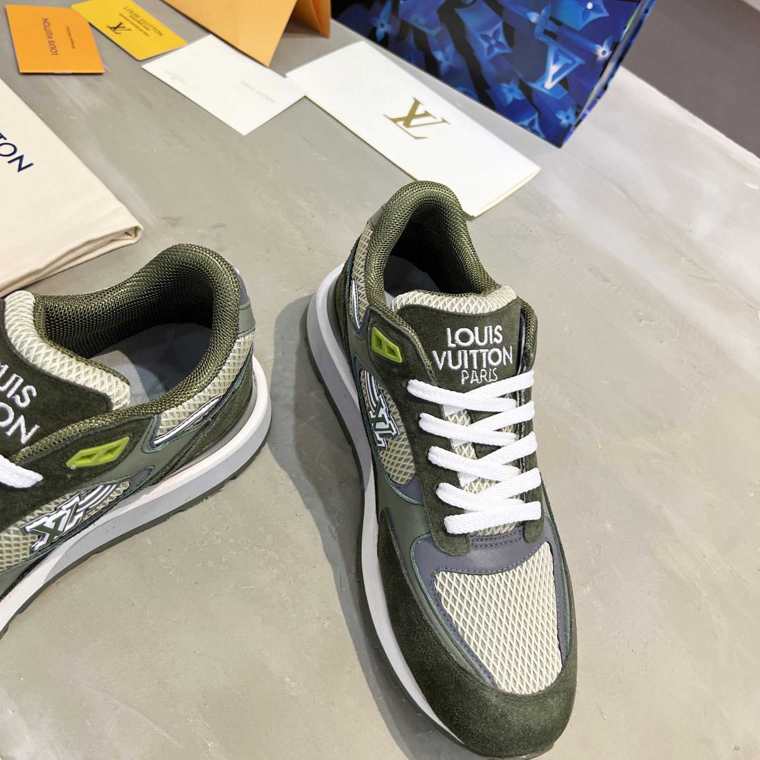 Louis Vuitton Run Away Sneaker   (upon uk size) - DopestKickz