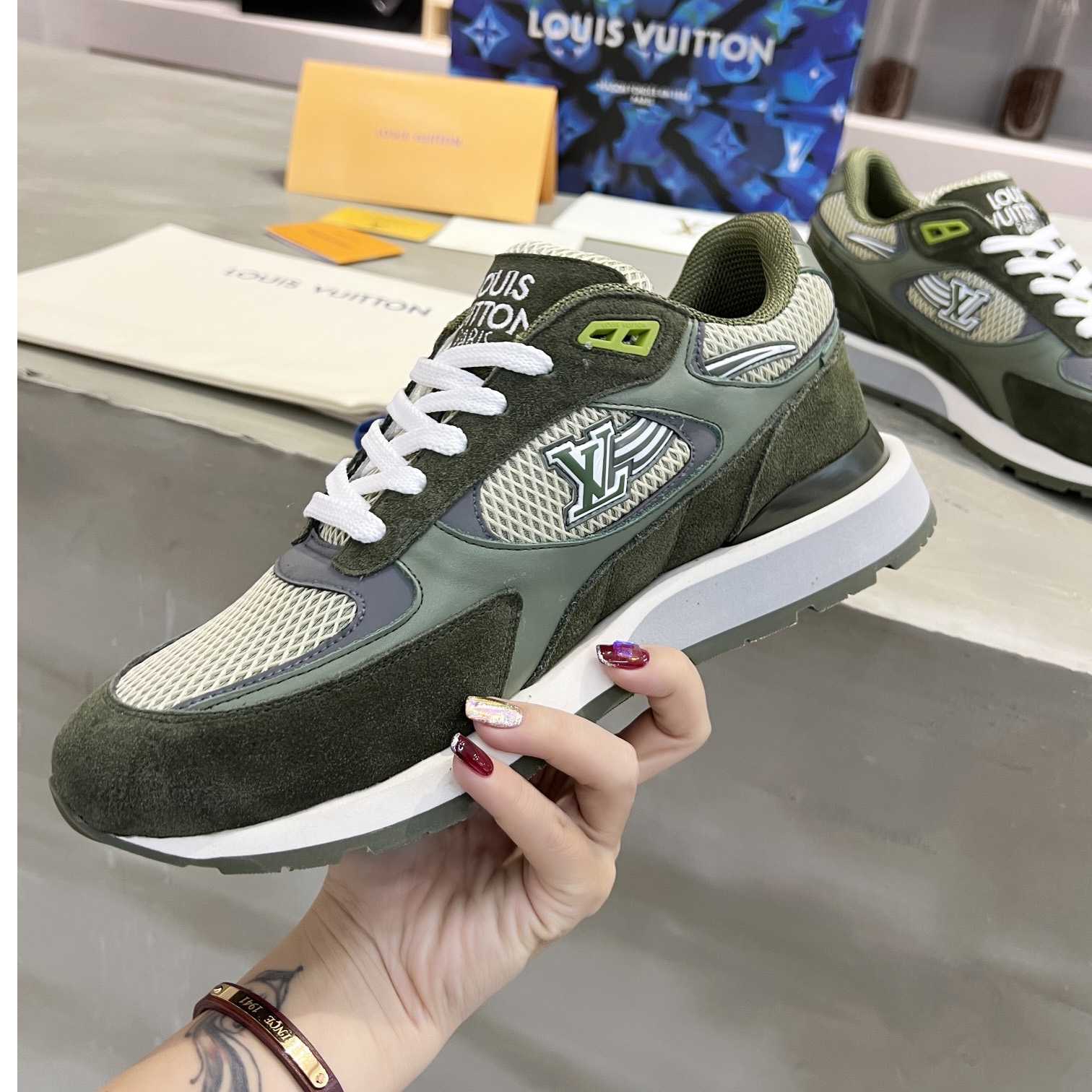 Louis Vuitton Run Away Sneaker   (upon uk size) - DopestKickz