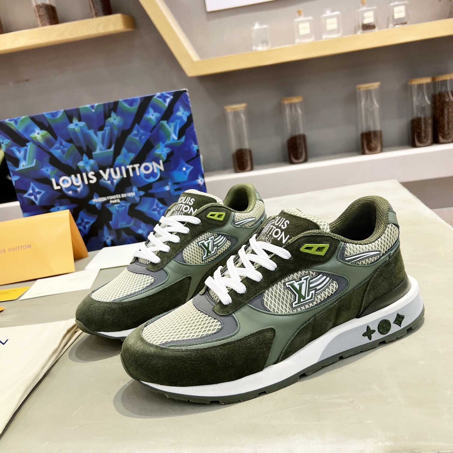 Louis Vuitton Run Away Sneaker   (upon uk size) - DopestKickz