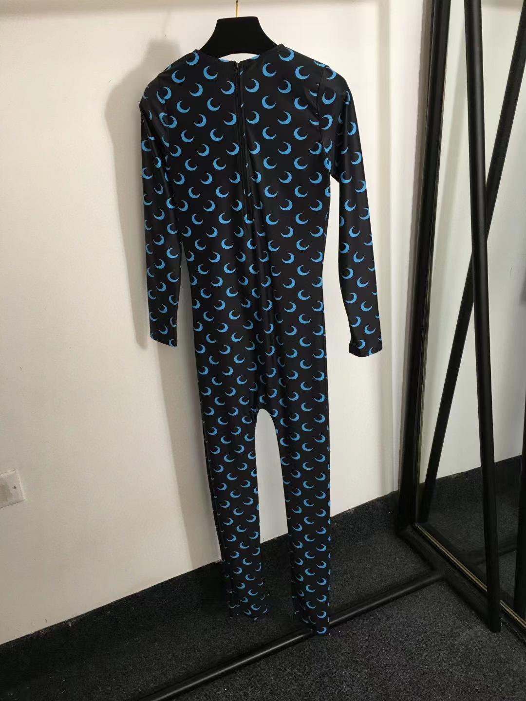 Marine Serre Tan All Over Moon Jumpsuit - DopestKickz