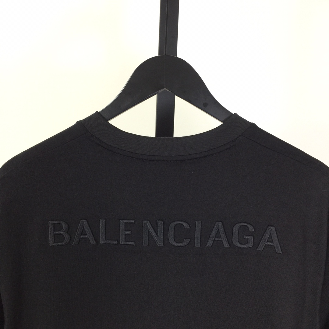 Balenciaga Cotton Jersey T-shirt With Embroidery - DopestKickz
