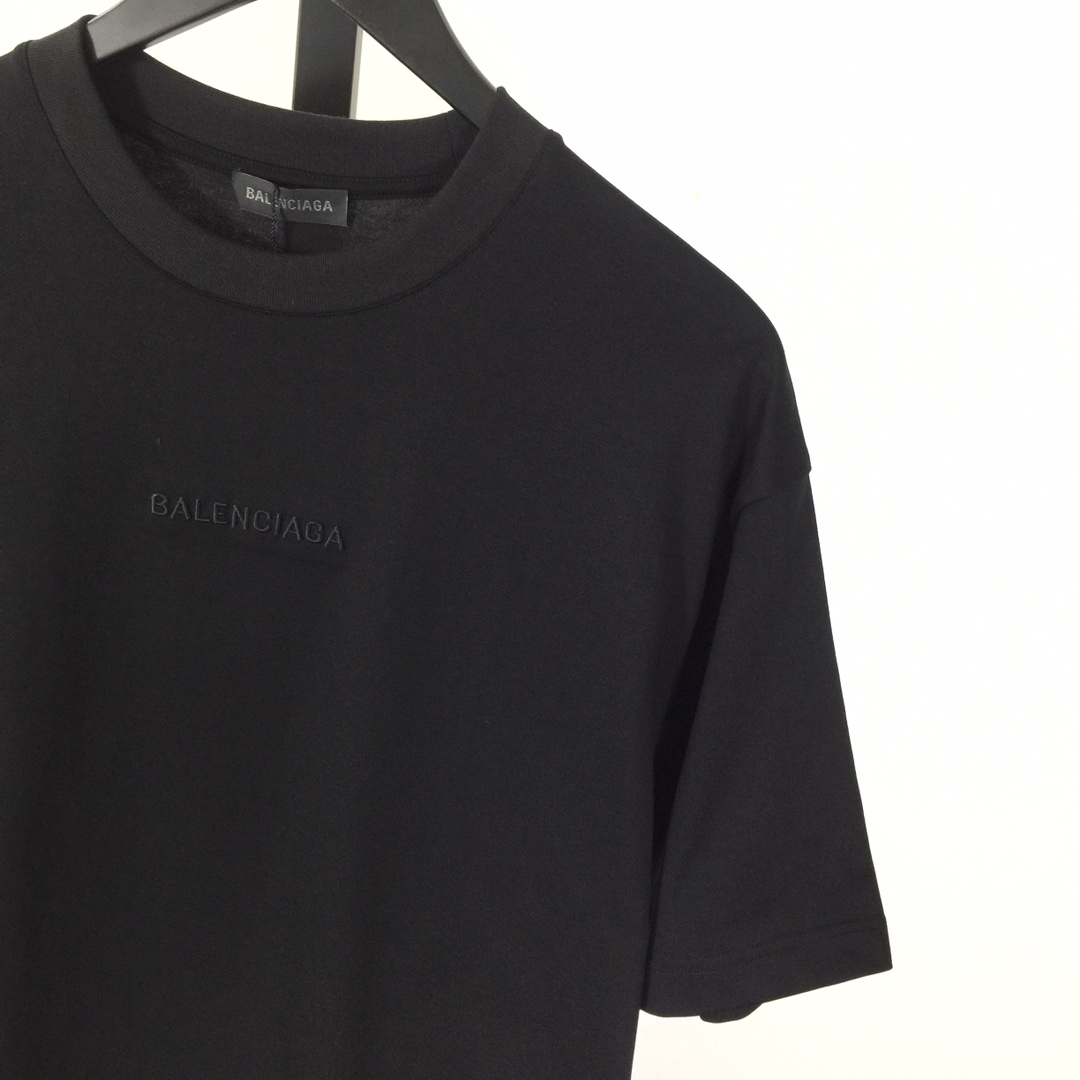 Balenciaga Cotton Jersey T-shirt With Embroidery - DopestKickz