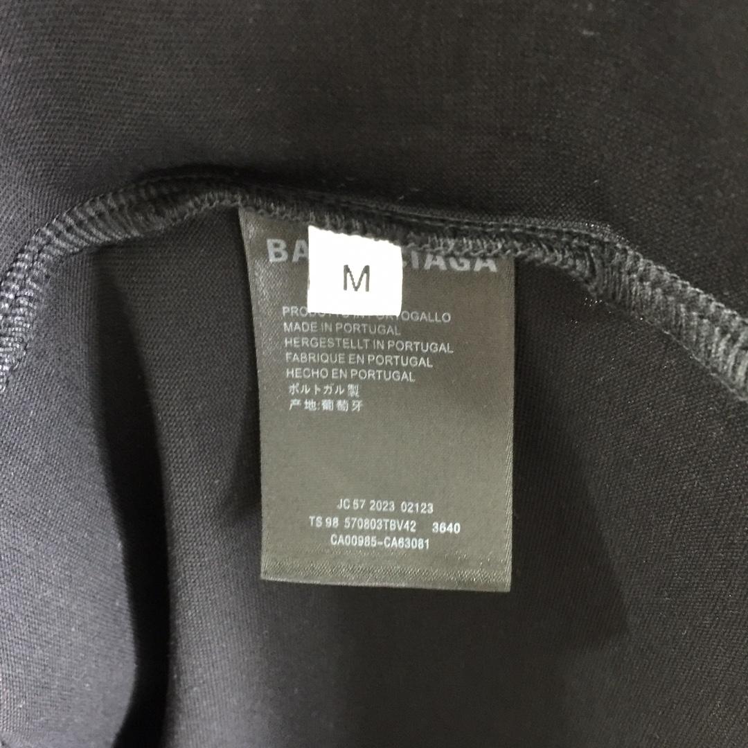 Balenciaga Cotton Jersey T-shirt With Embroidery - DopestKickz