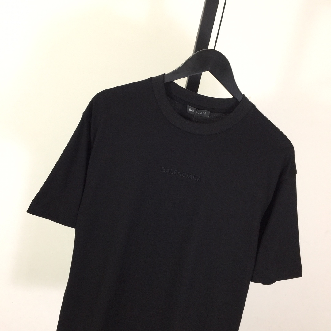 Balenciaga Cotton Jersey T-shirt With Embroidery - DopestKickz