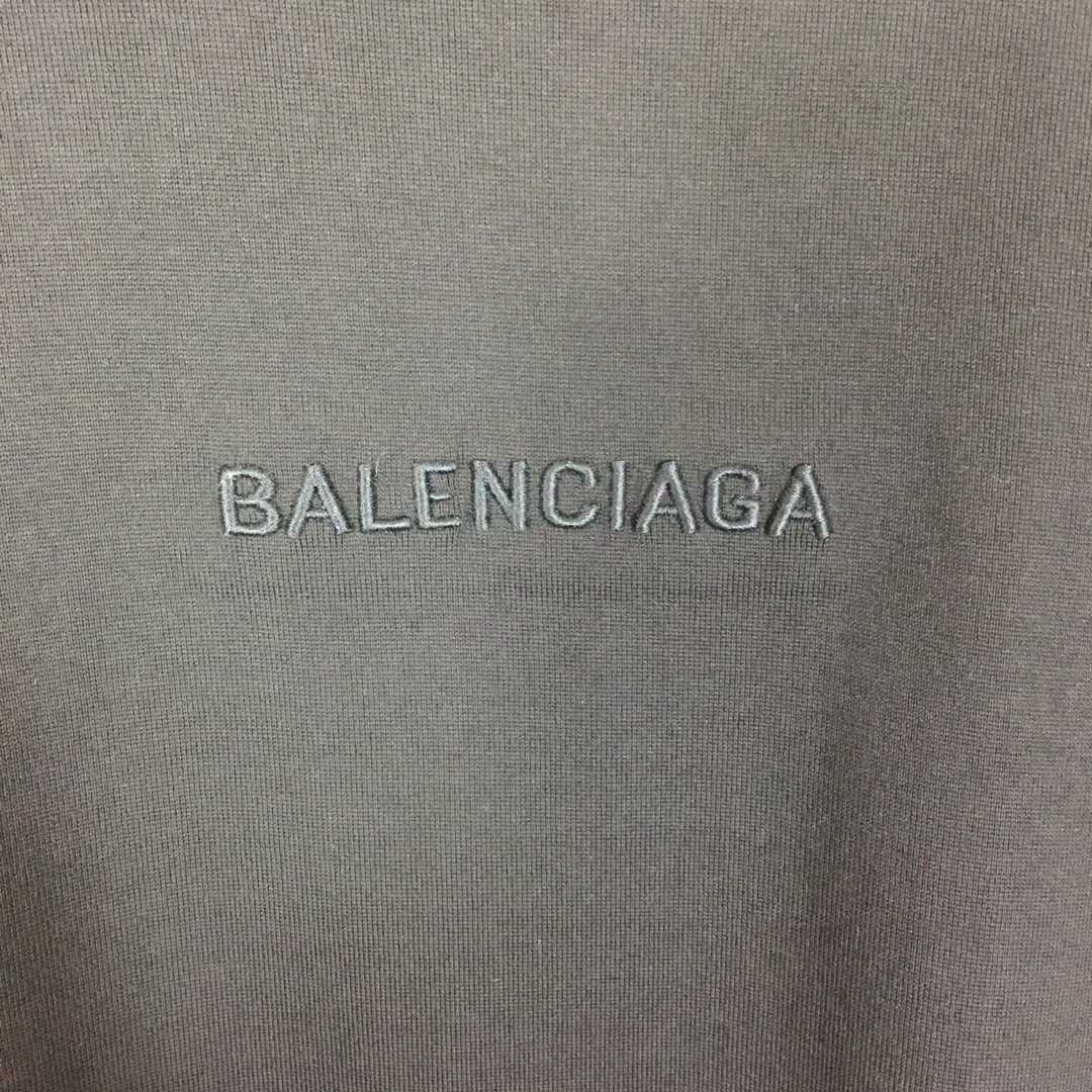Balenciaga Cotton Jersey T-shirt With Embroidery - DopestKickz