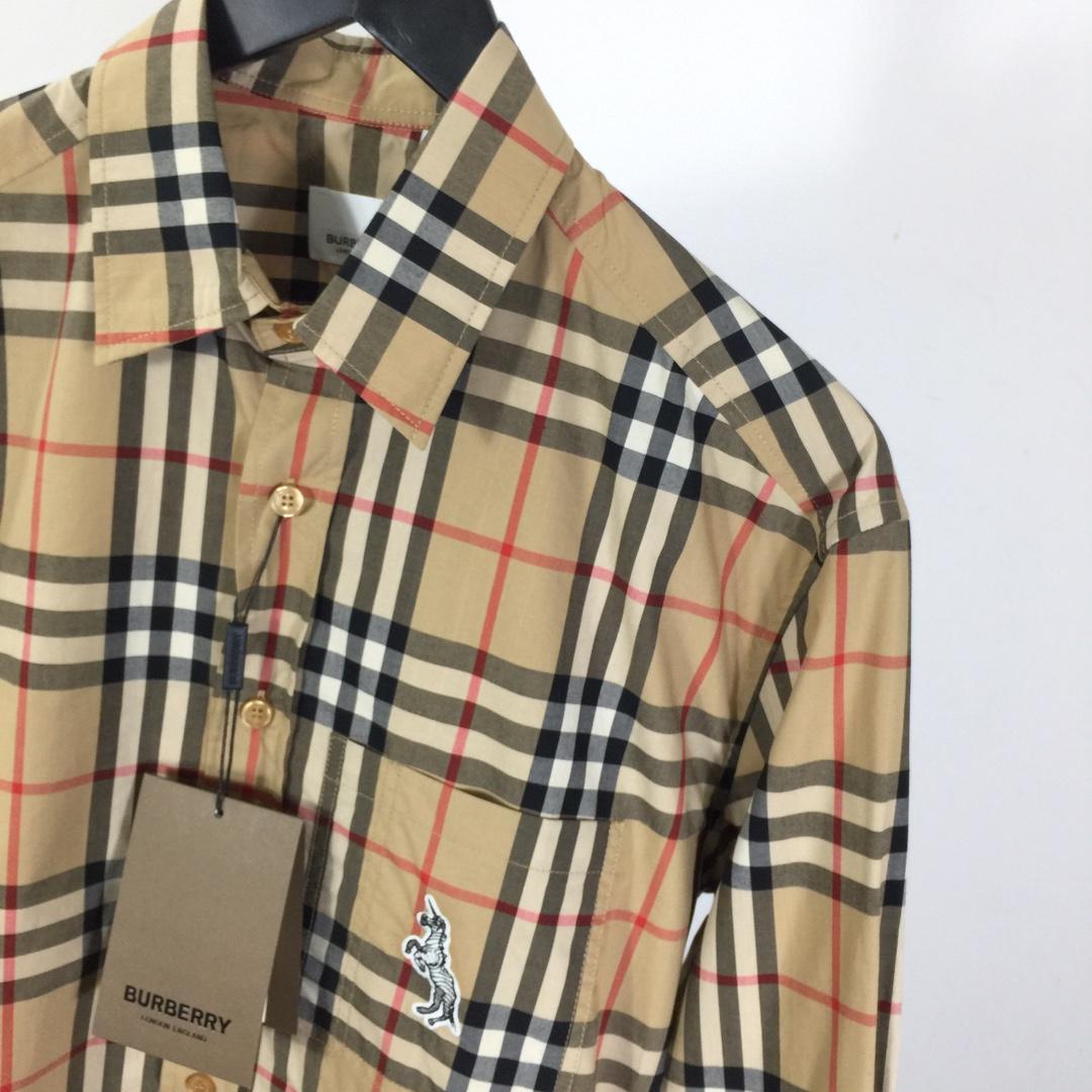 Burberry Check Cotton Shirt - DopestKickz