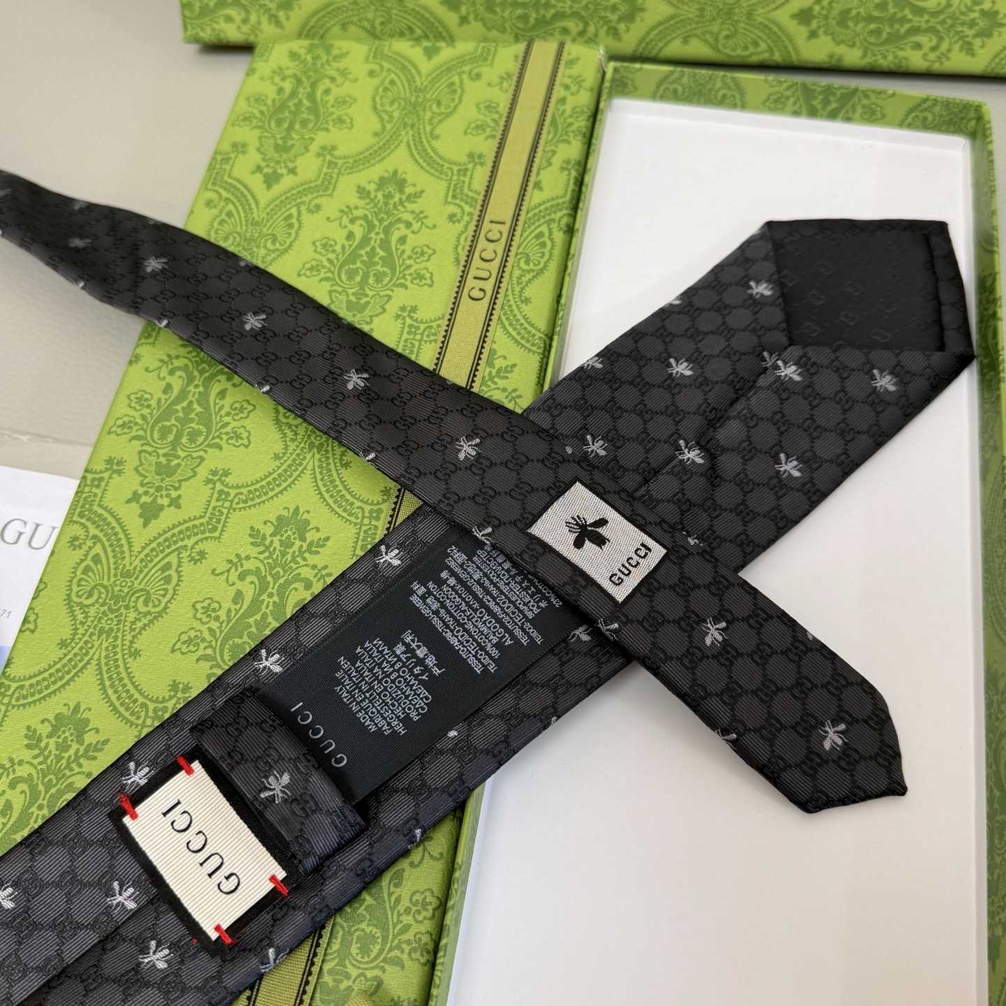 Gucci Silk Jacquard Tie - DopestKickz