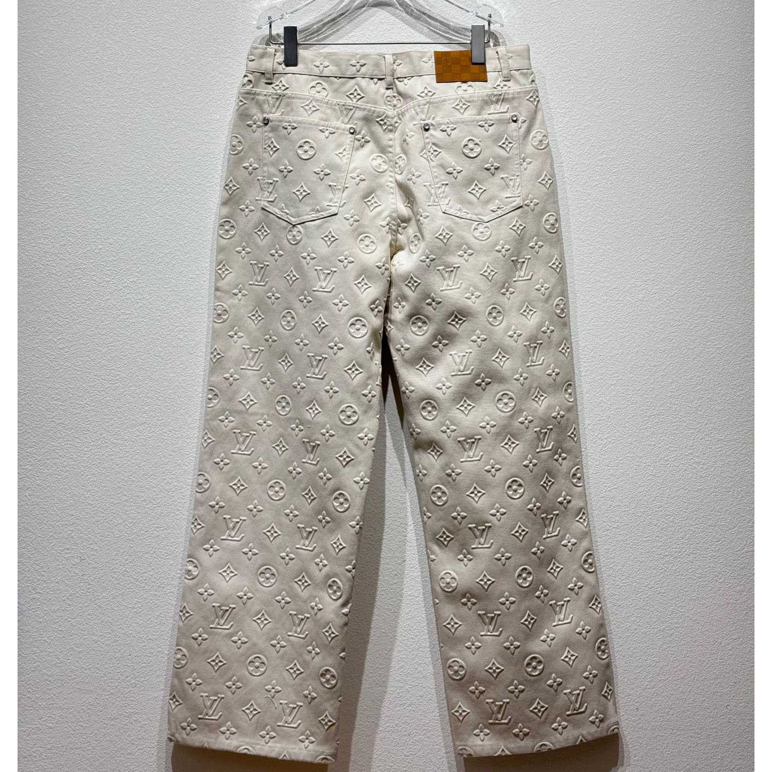 Louis Vuitton Monogram Embossed Skate Pants    - DopestKickz