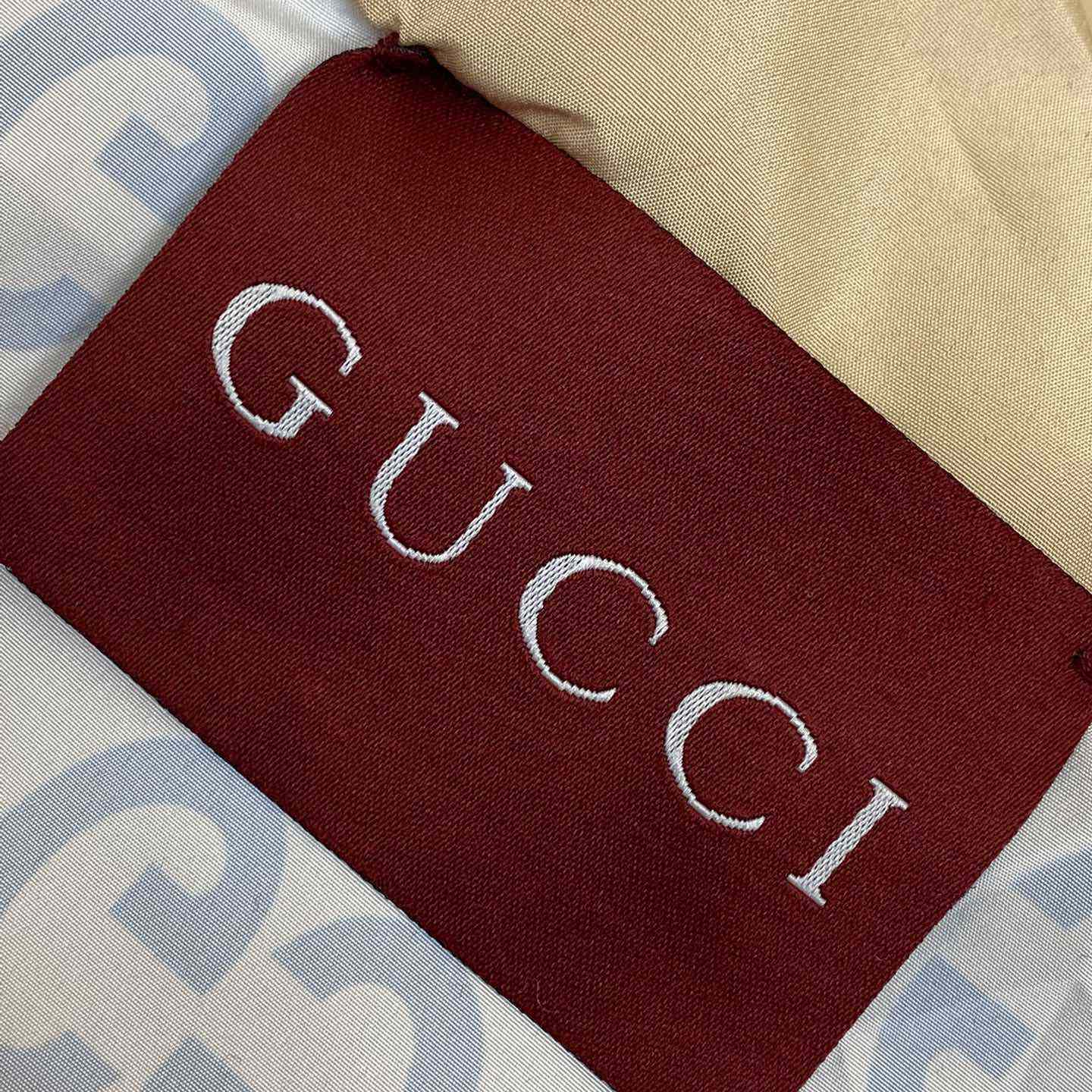 Gucci Men's GG Monogram Logo Hooded Jacket - DopestKickz