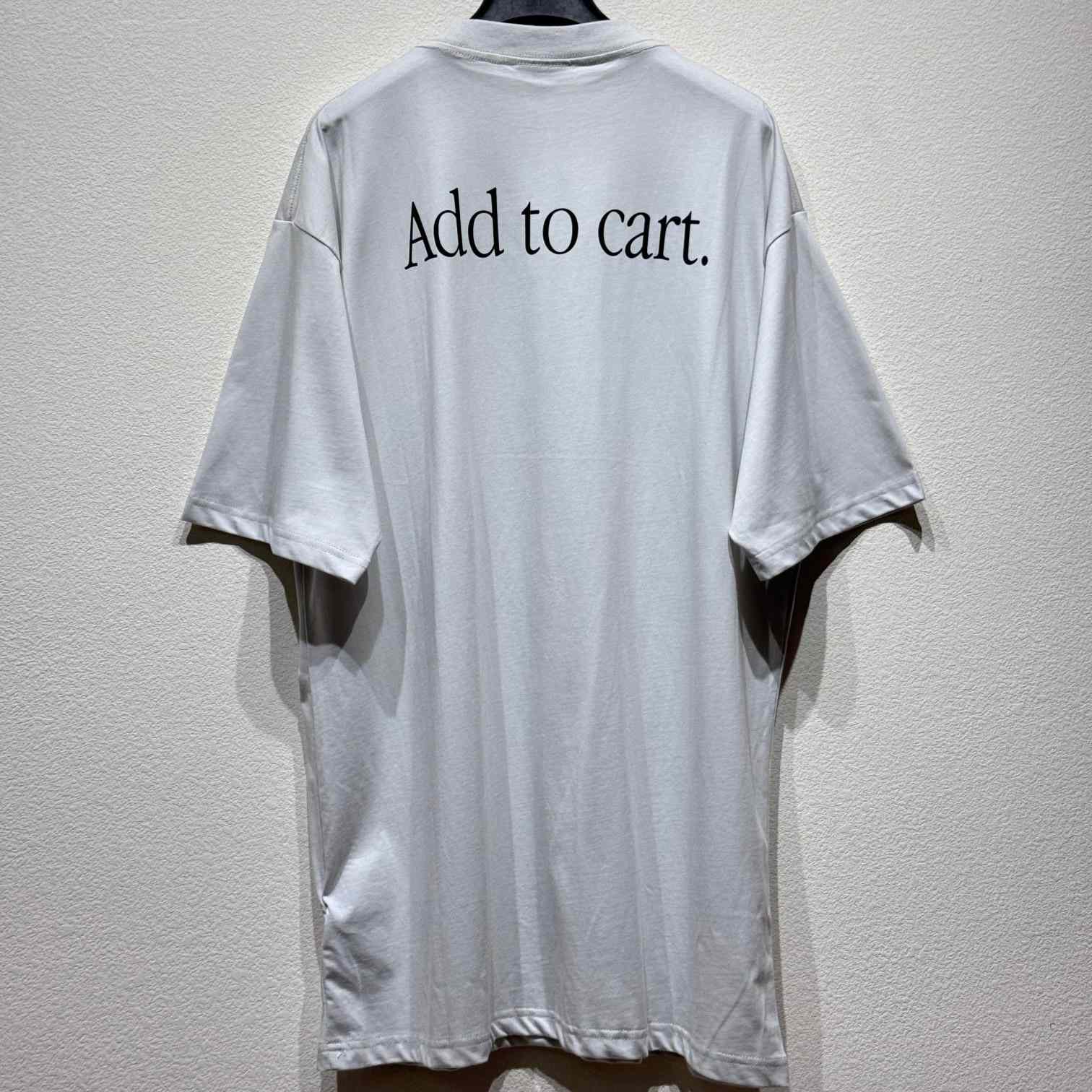 Balenciaga Basketball Sneaker T-Shirt Oversized In Dirty White Dry Jersey - DopestKickz