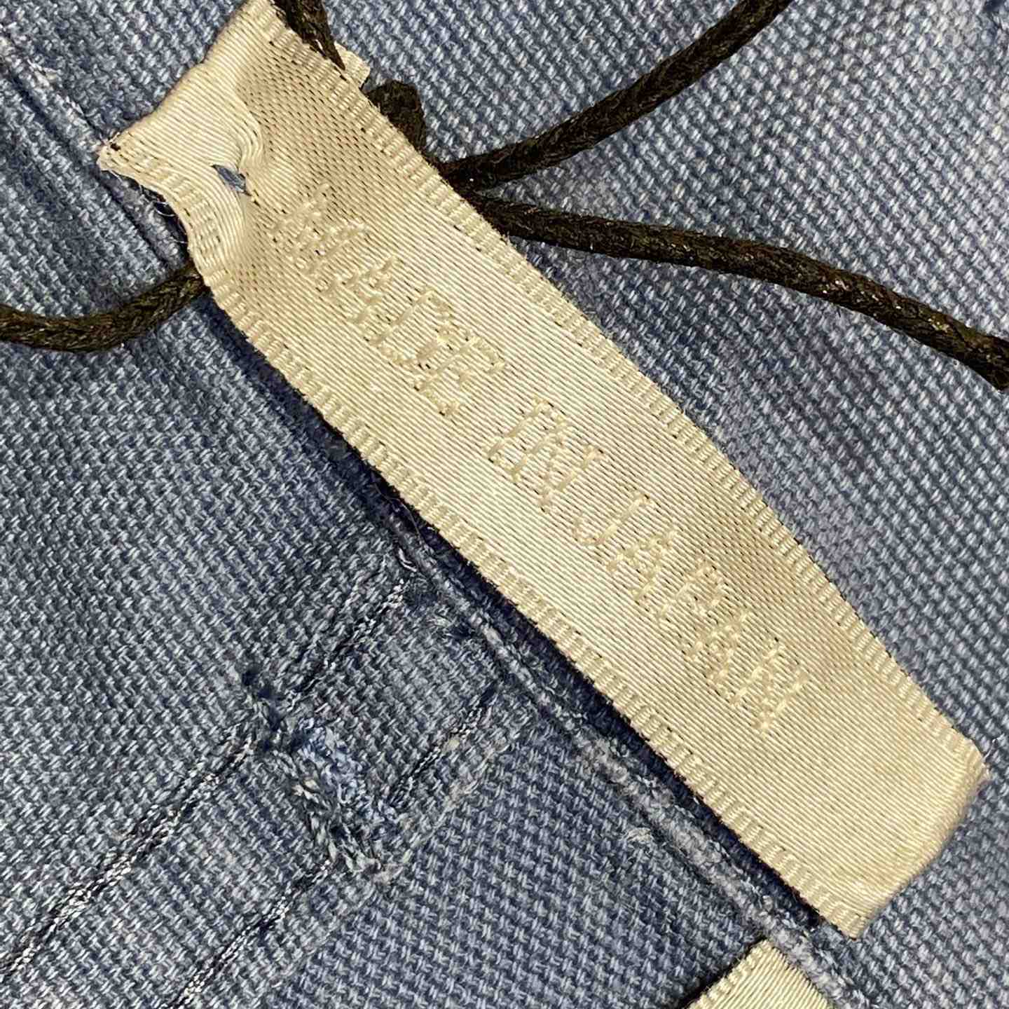 Christian Dior Couture Carpenter Shorts Blue Cotton Denim  - DopestKickz