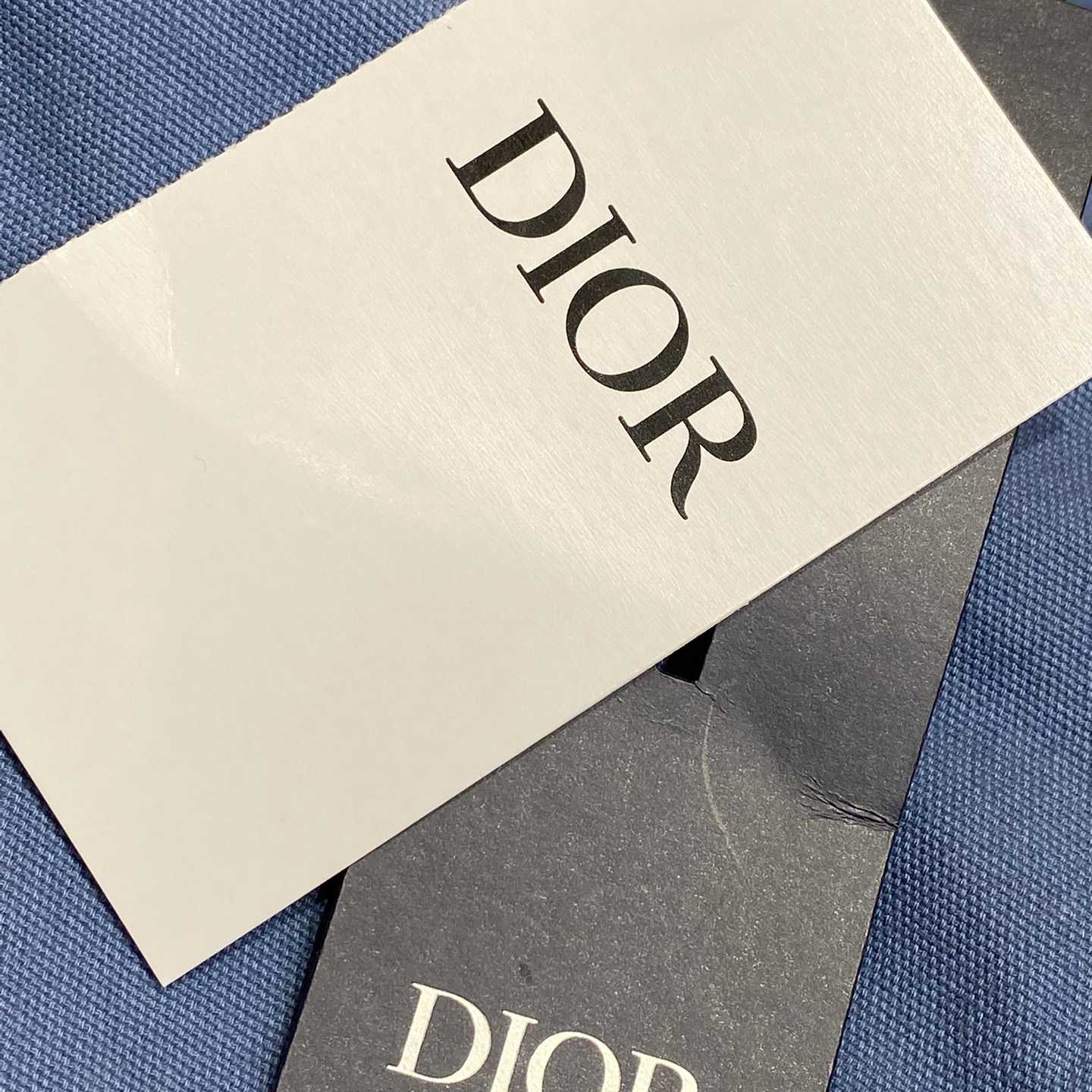 Christian Dior Couture Carpenter Shorts Blue Cotton Denim  - DopestKickz