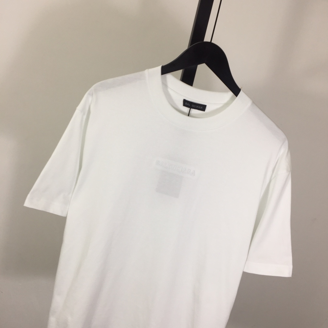 Balenciaga Cotton Jersey T-shirt With Embroidery - DopestKickz