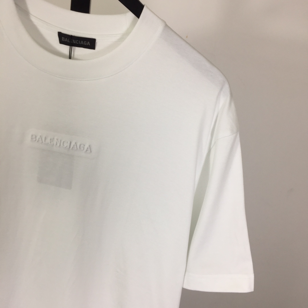 Balenciaga Cotton Jersey T-shirt With Embroidery - DopestKickz