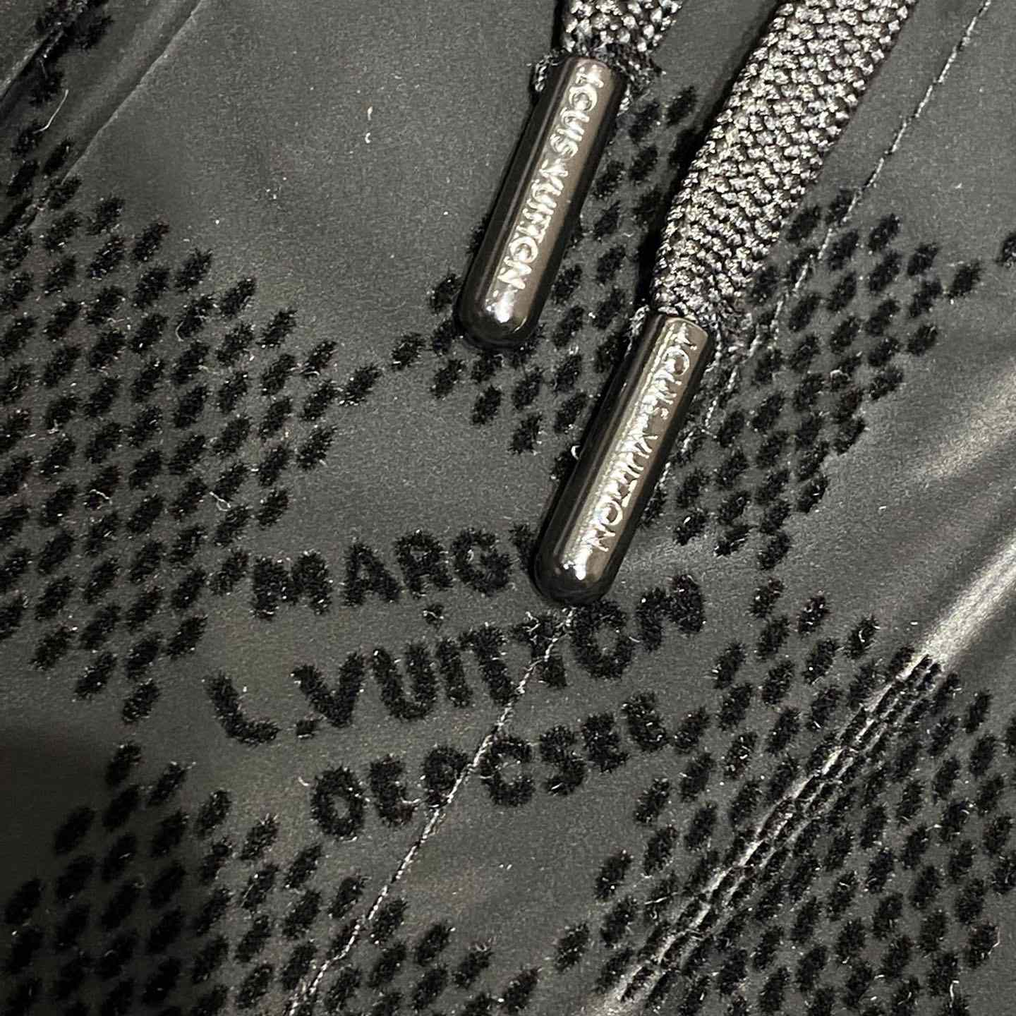 Louis Vuitton Flocked Damier Technical Track Pants   1AHCDQ - DopestKickz