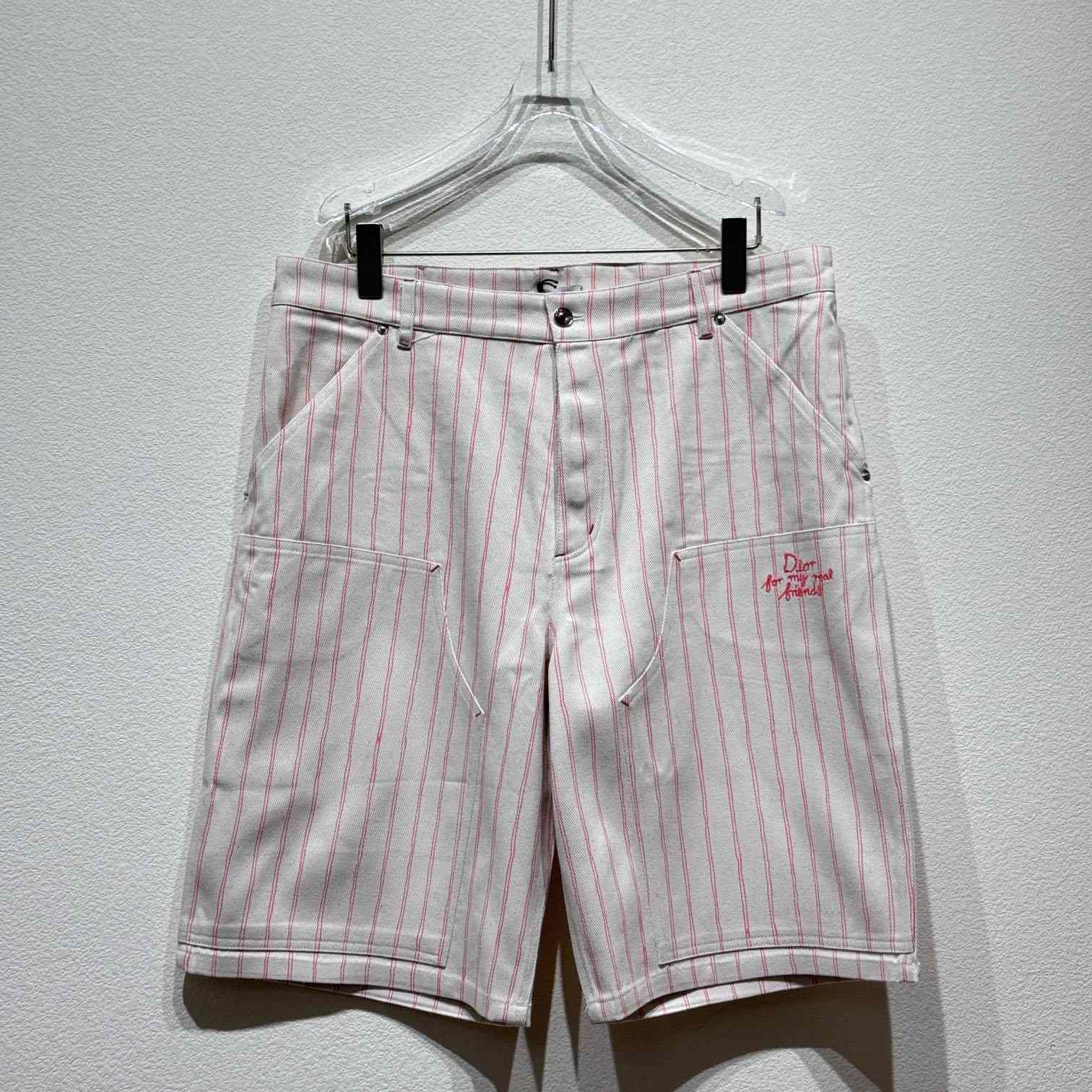 Dior Striped Shorts - DopestKickz