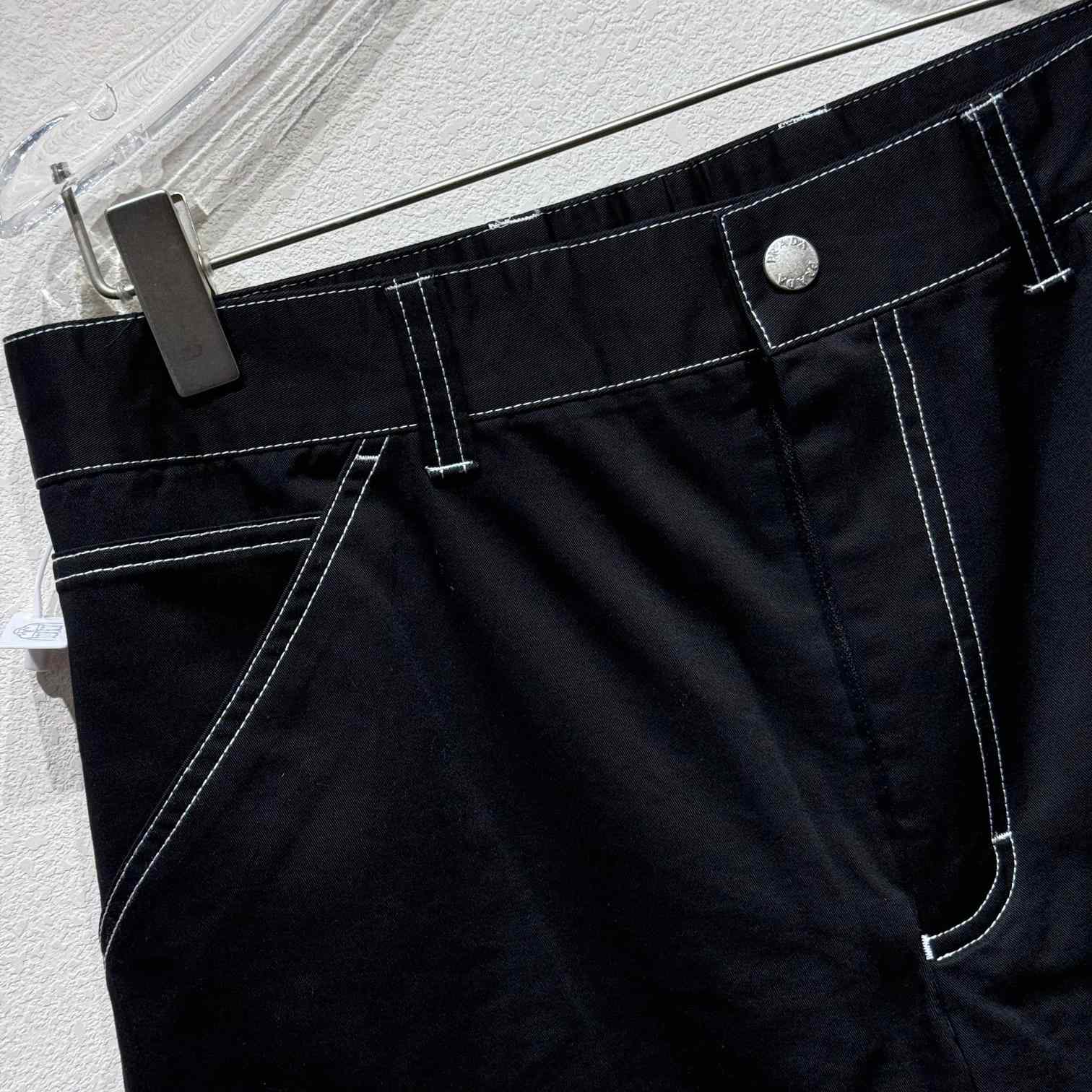 Prada Straight-leg Cotton Trousers - DopestKickz