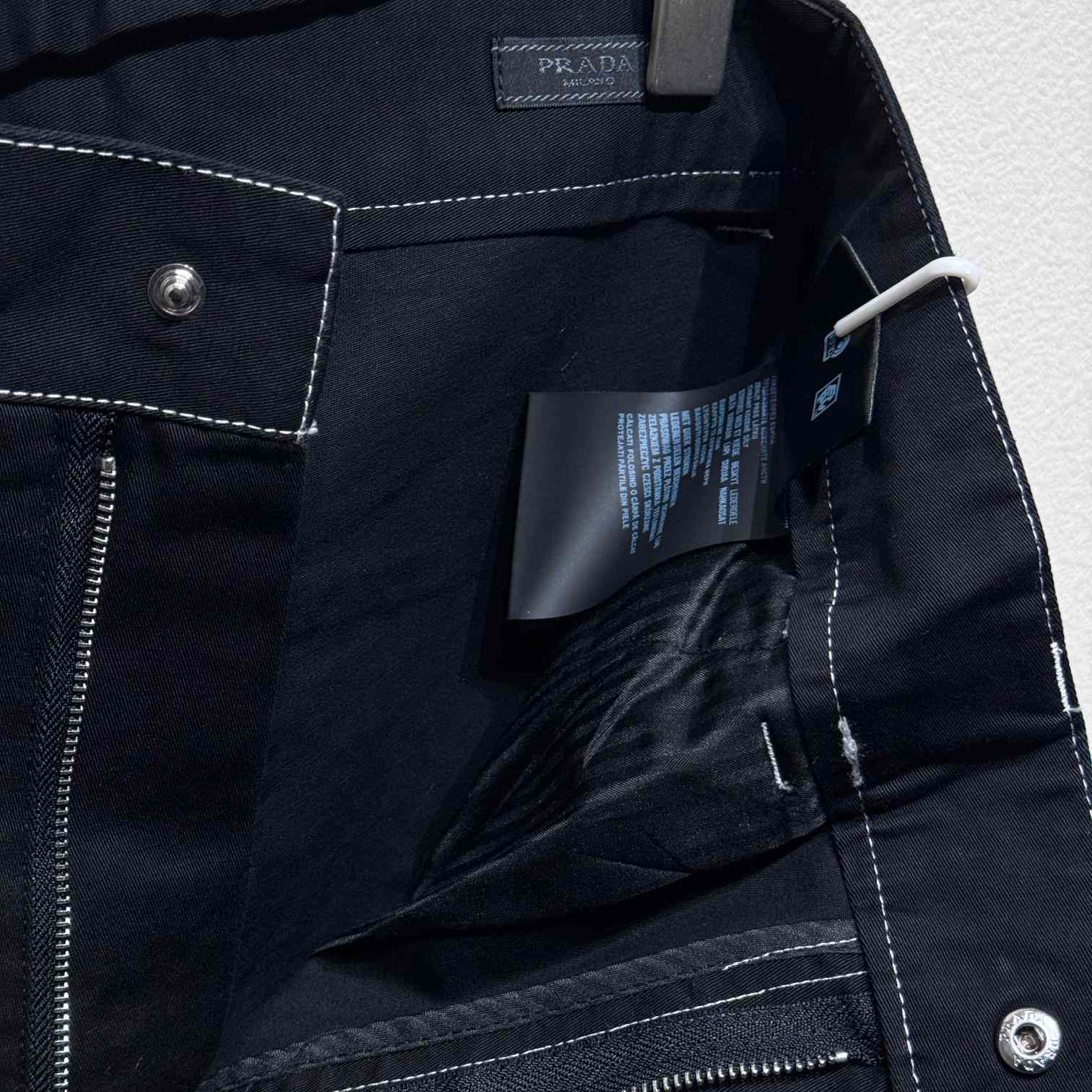 Prada Straight-leg Cotton Trousers - DopestKickz